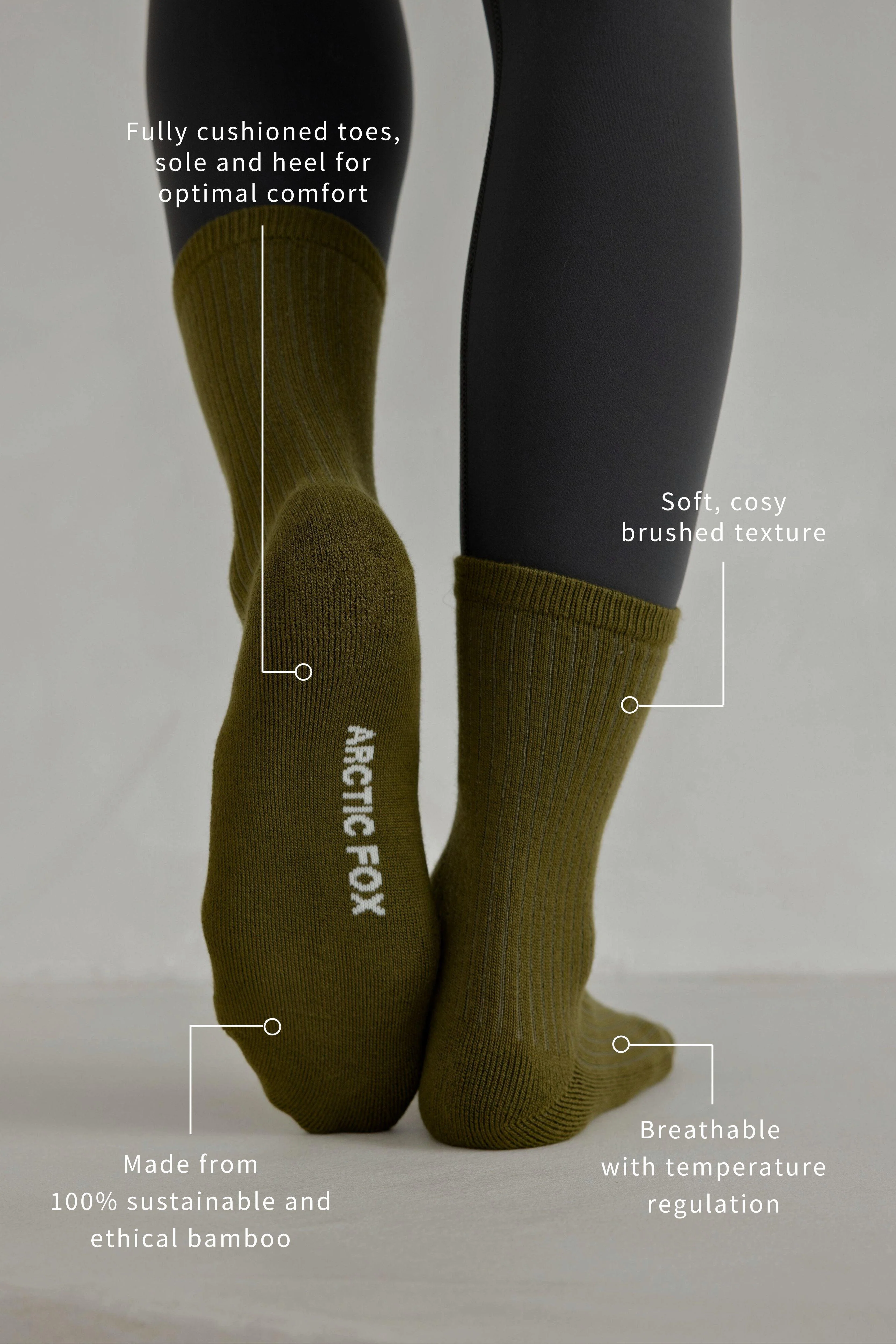Everyday Socks - Mossy Green - Image 4