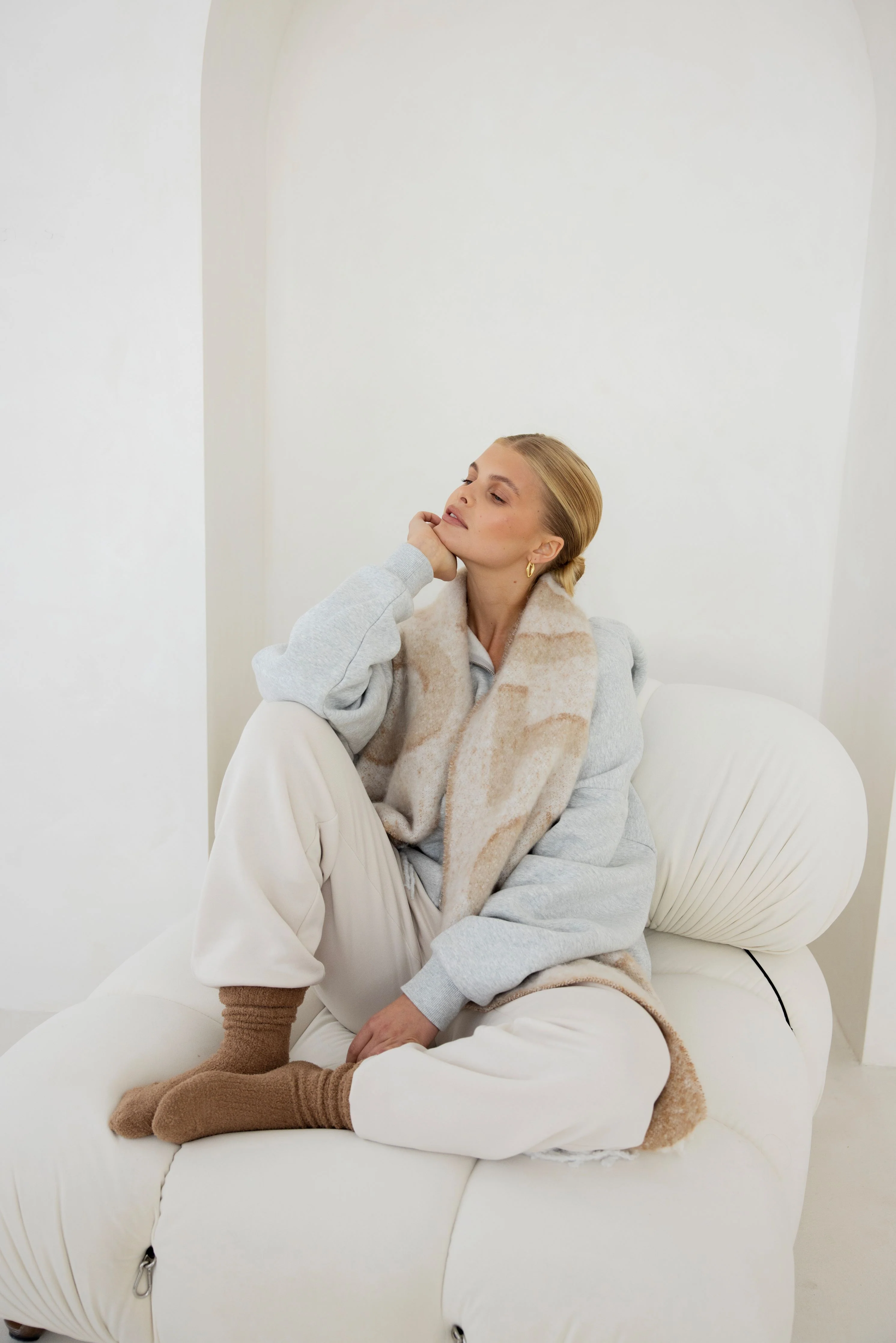 Cosy Socks - Beige - Image 4