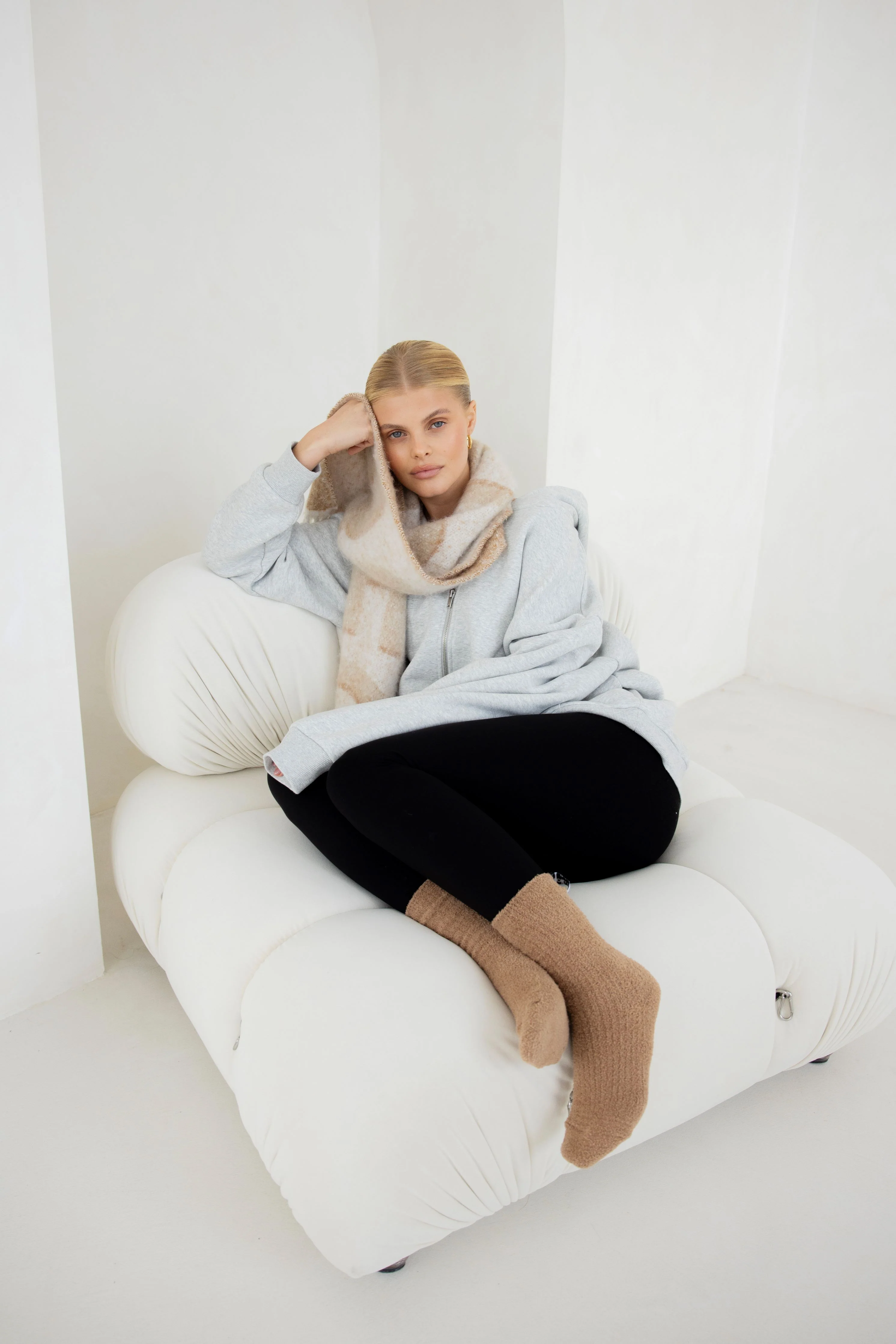 Cosy Socks - Beige - Image 5