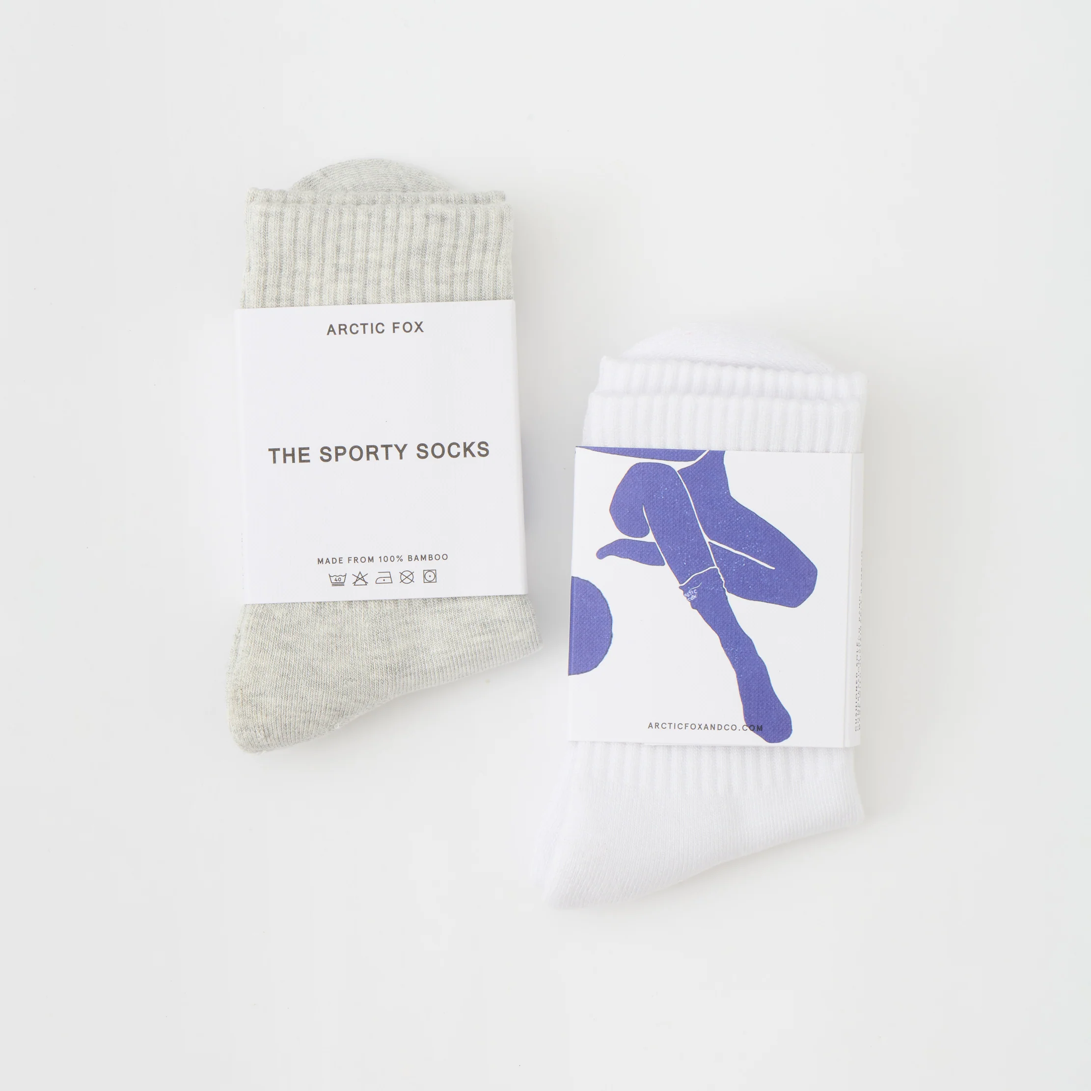 Sporty Socks - Off White - Image 12