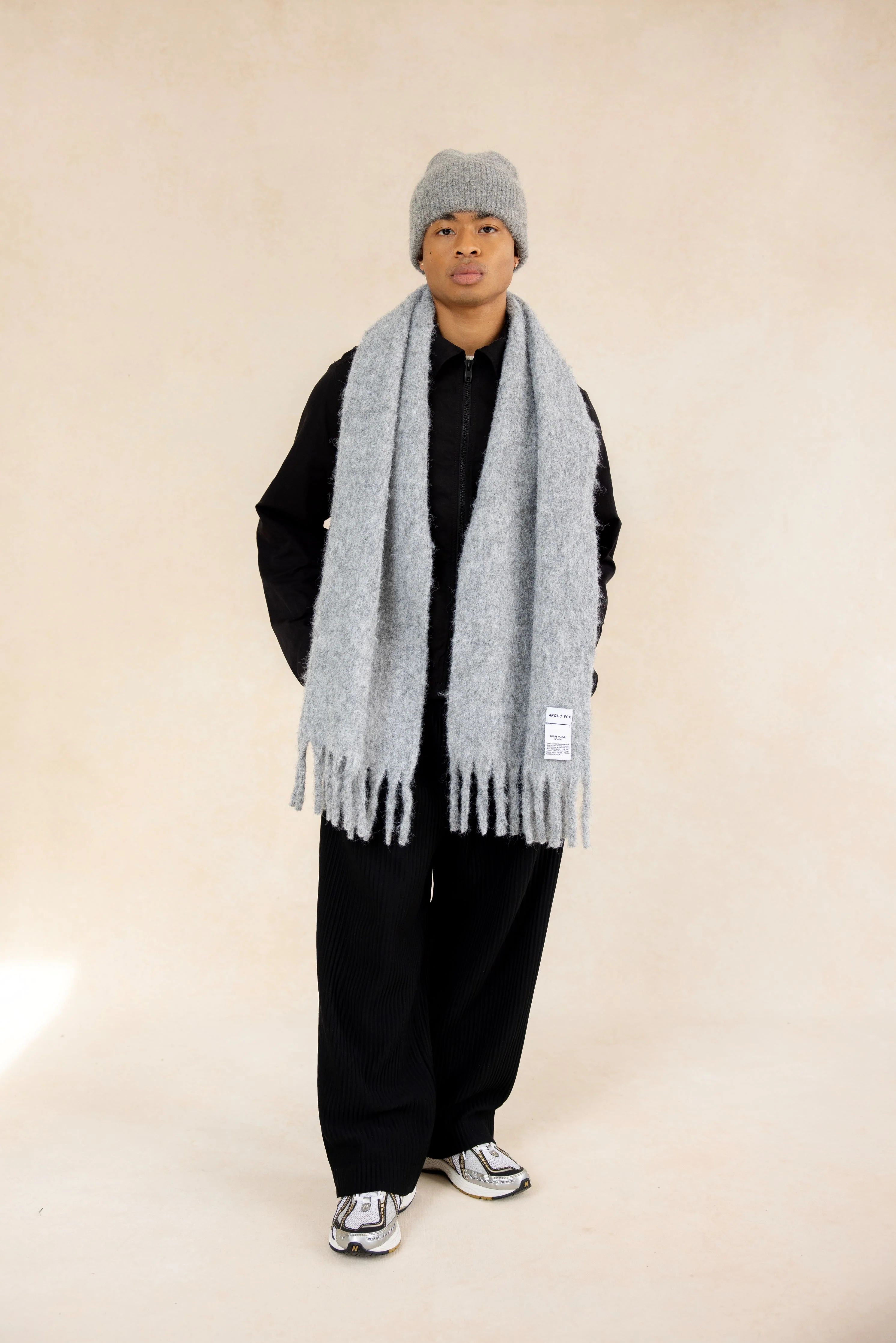 The Alpaca Beanie - Grey - Image 5