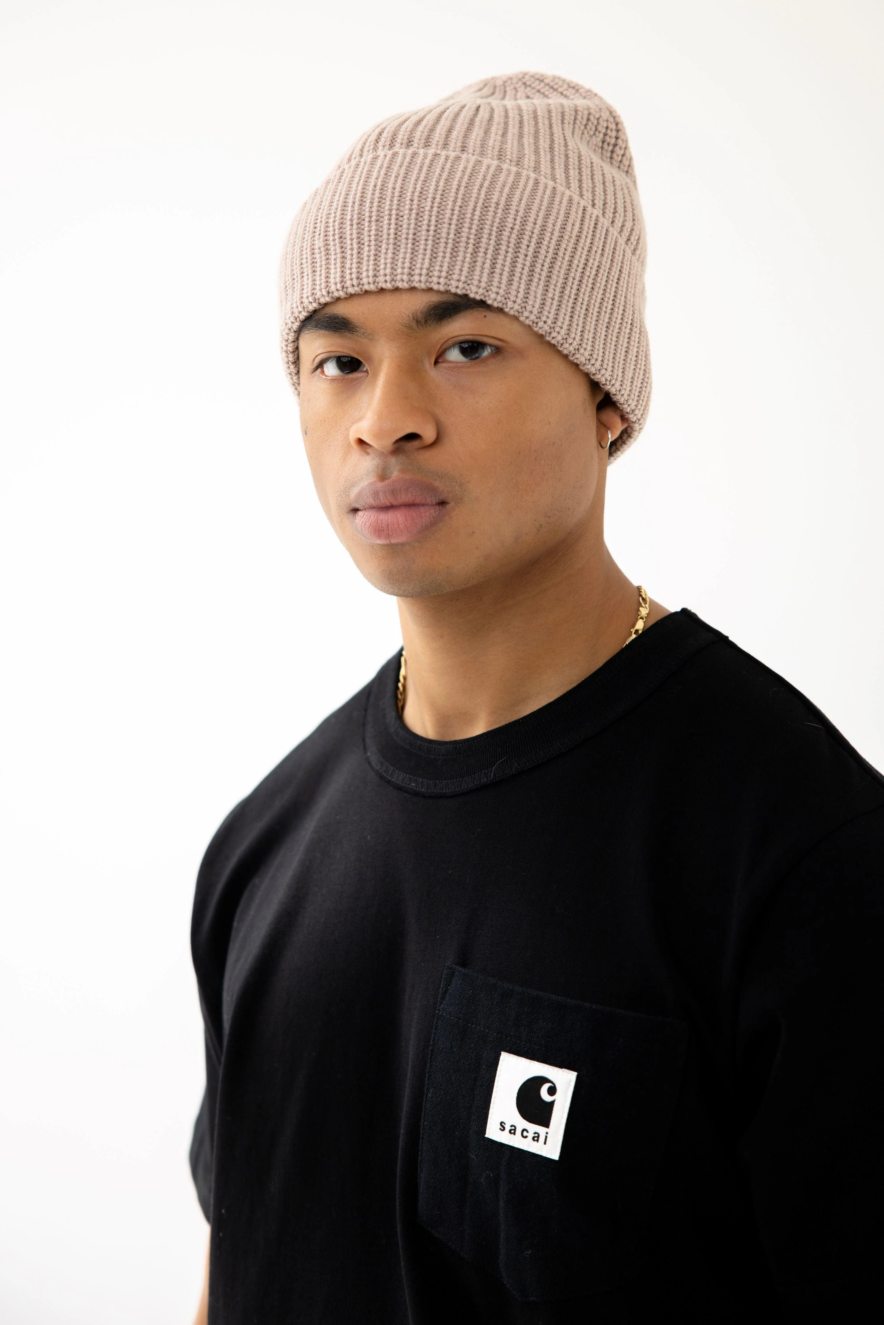 The Merino Wool Beanie - Pinecone Beige - Image 3