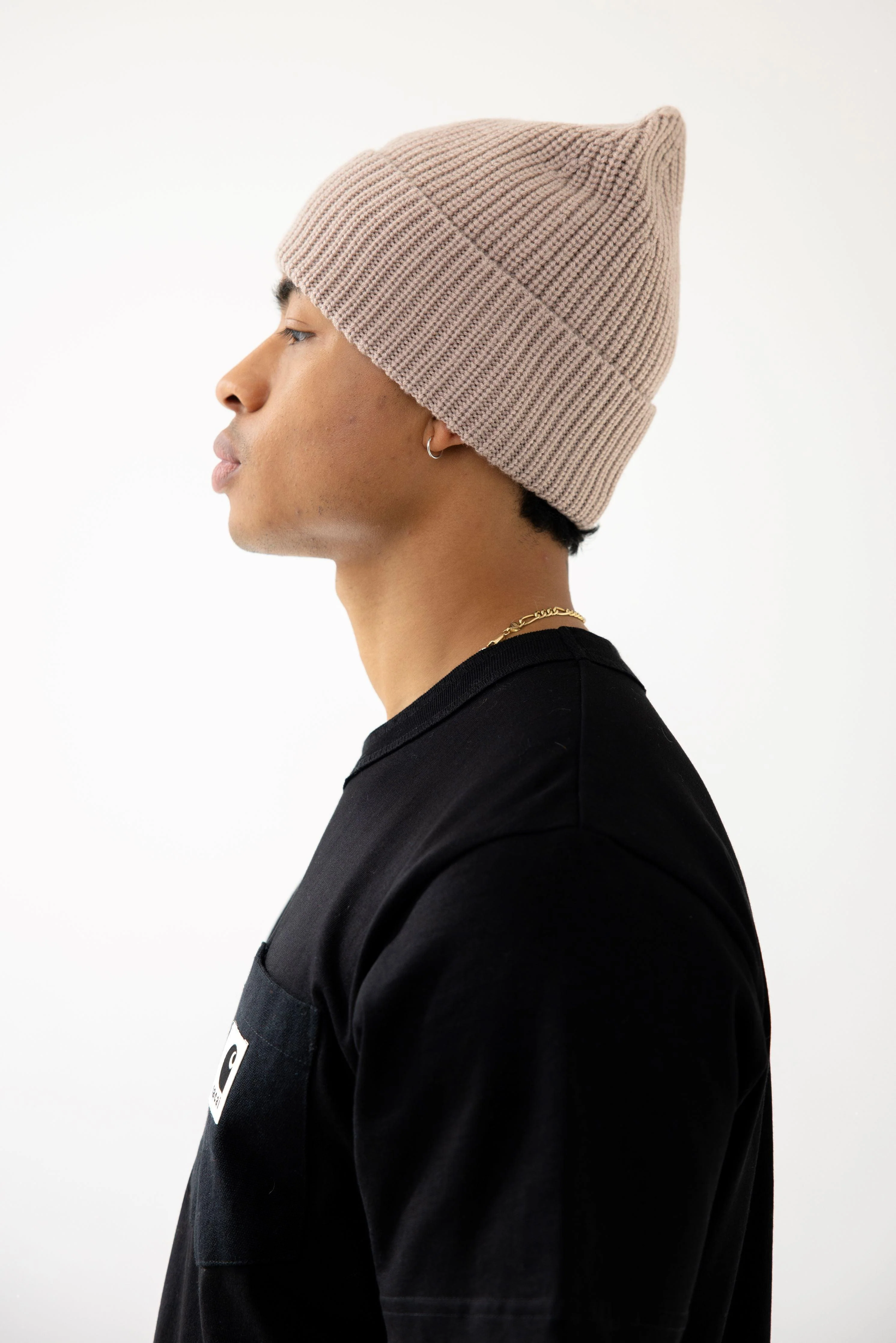 The Merino Wool Beanie - Pinecone Beige - Image 4