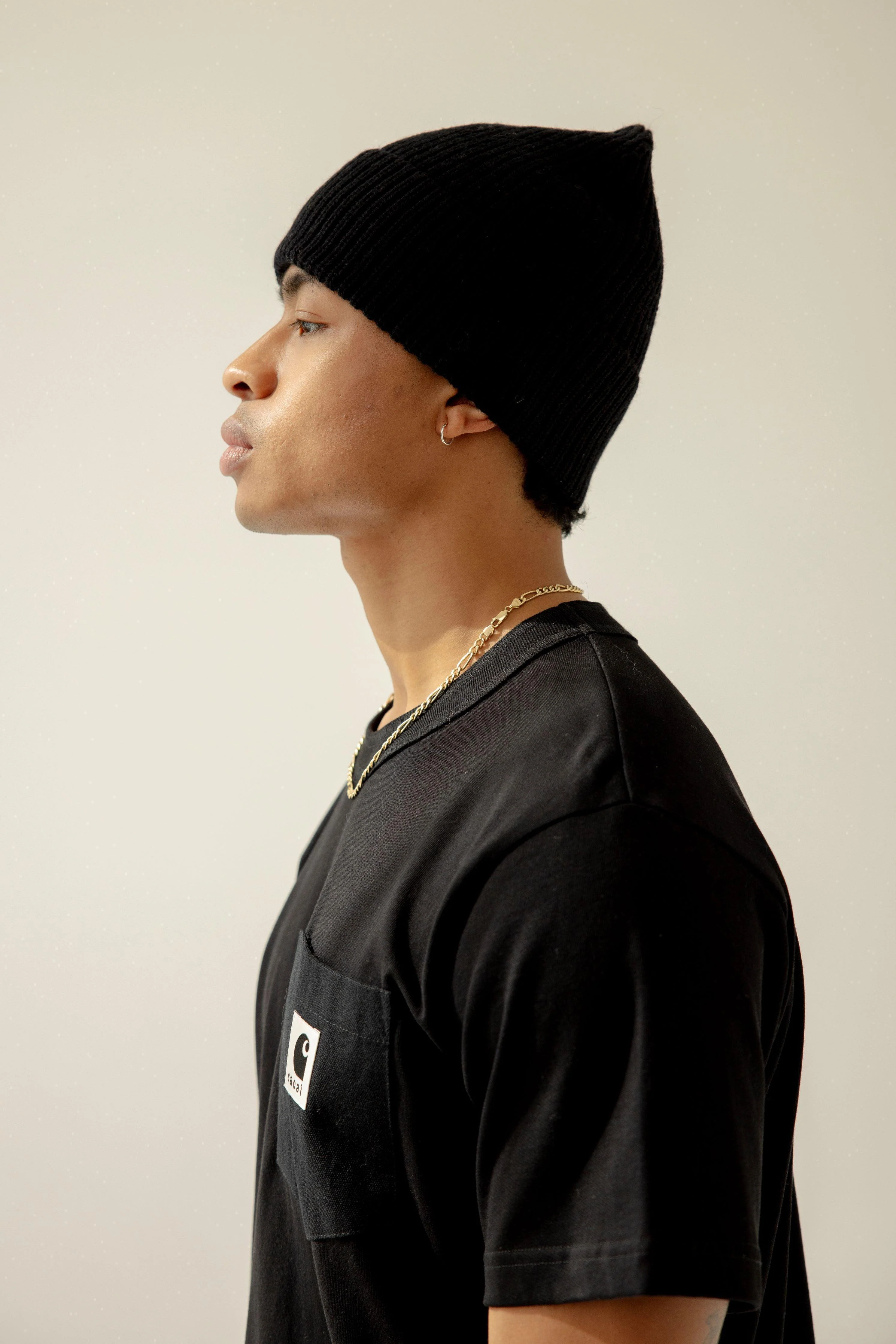 The Merino Wool Beanie - Arctic Coal Black - Image 6