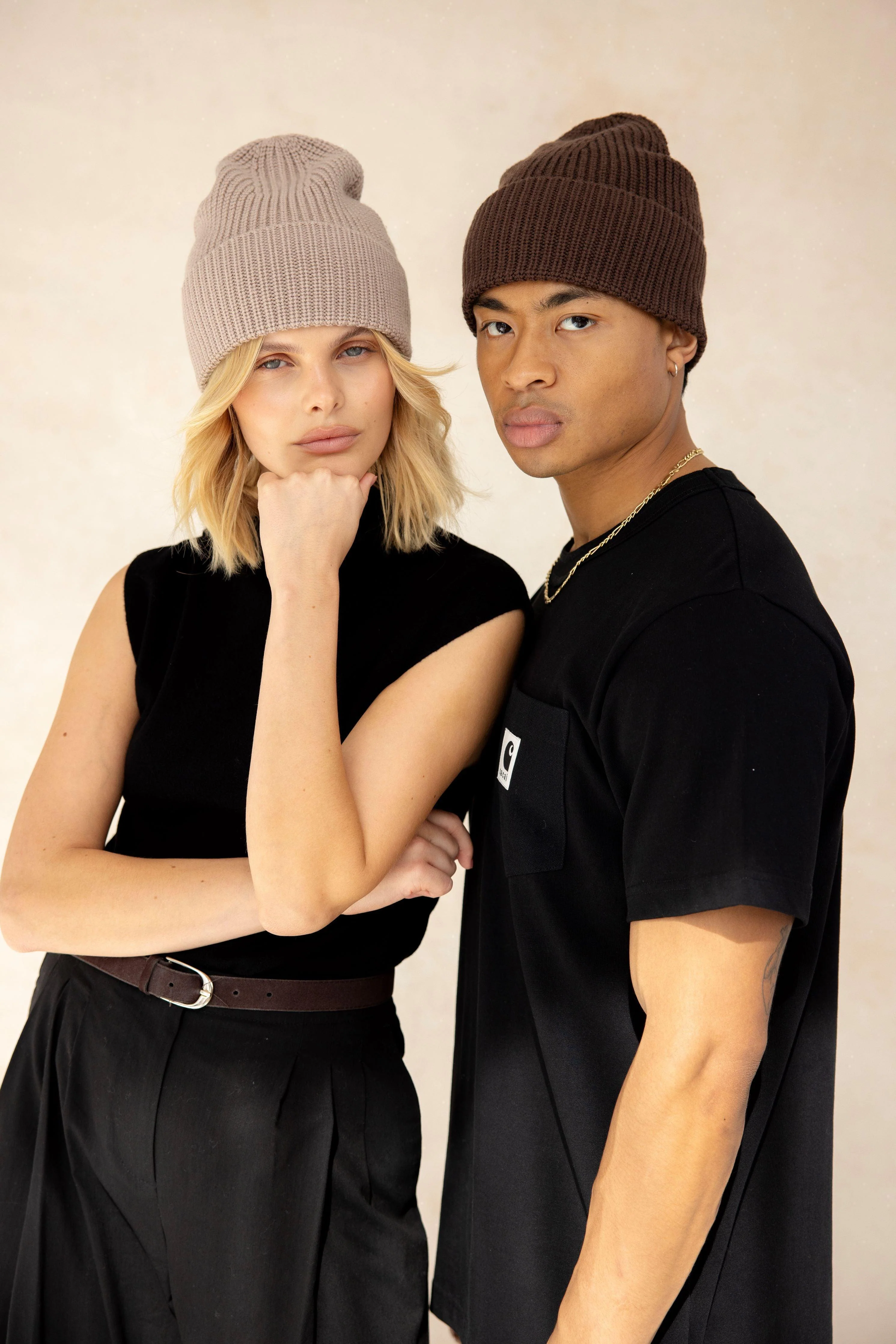 The Merino Wool Beanie - Earth Brown - Image 4