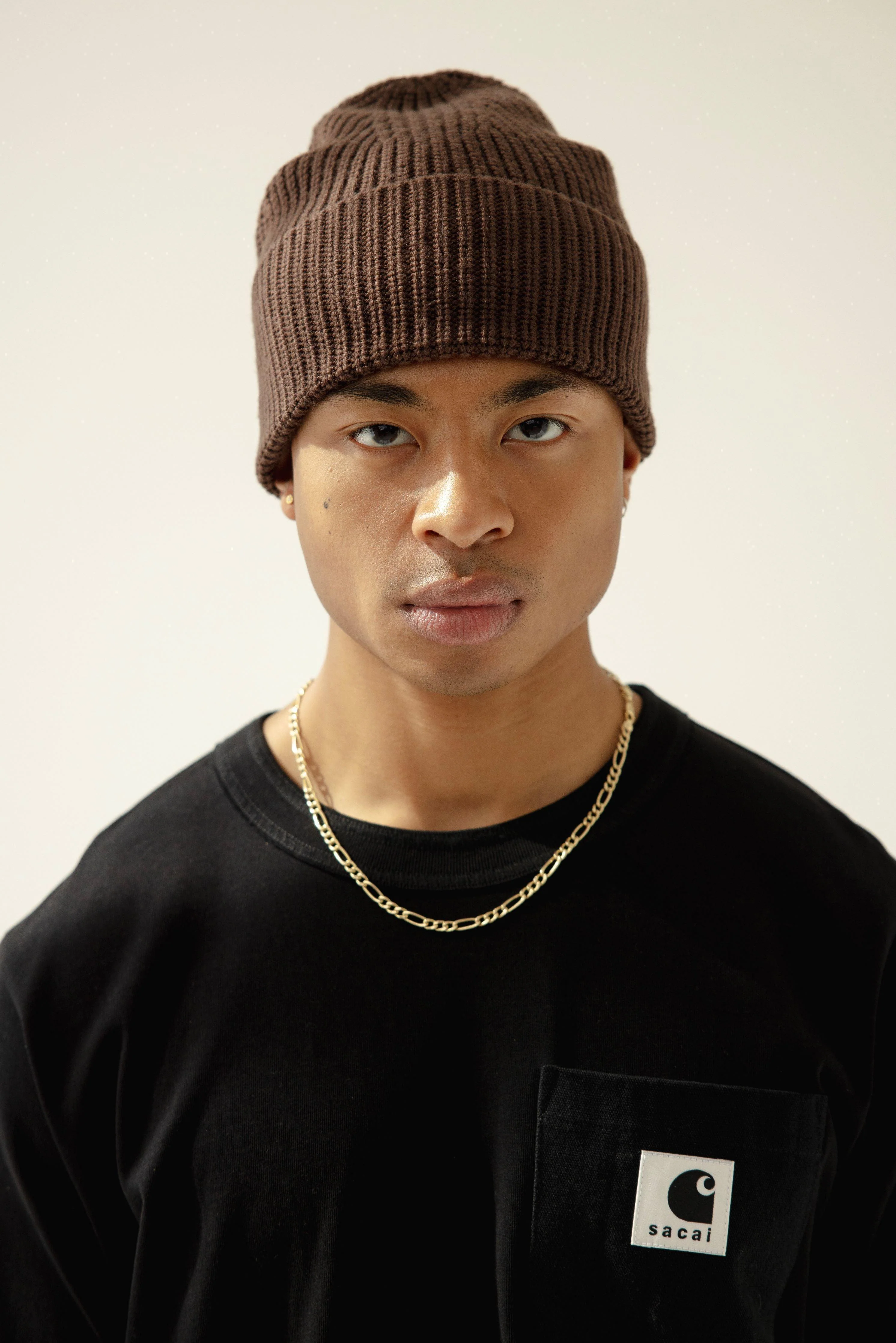 The Merino Wool Beanie - Earth Brown - Image 5