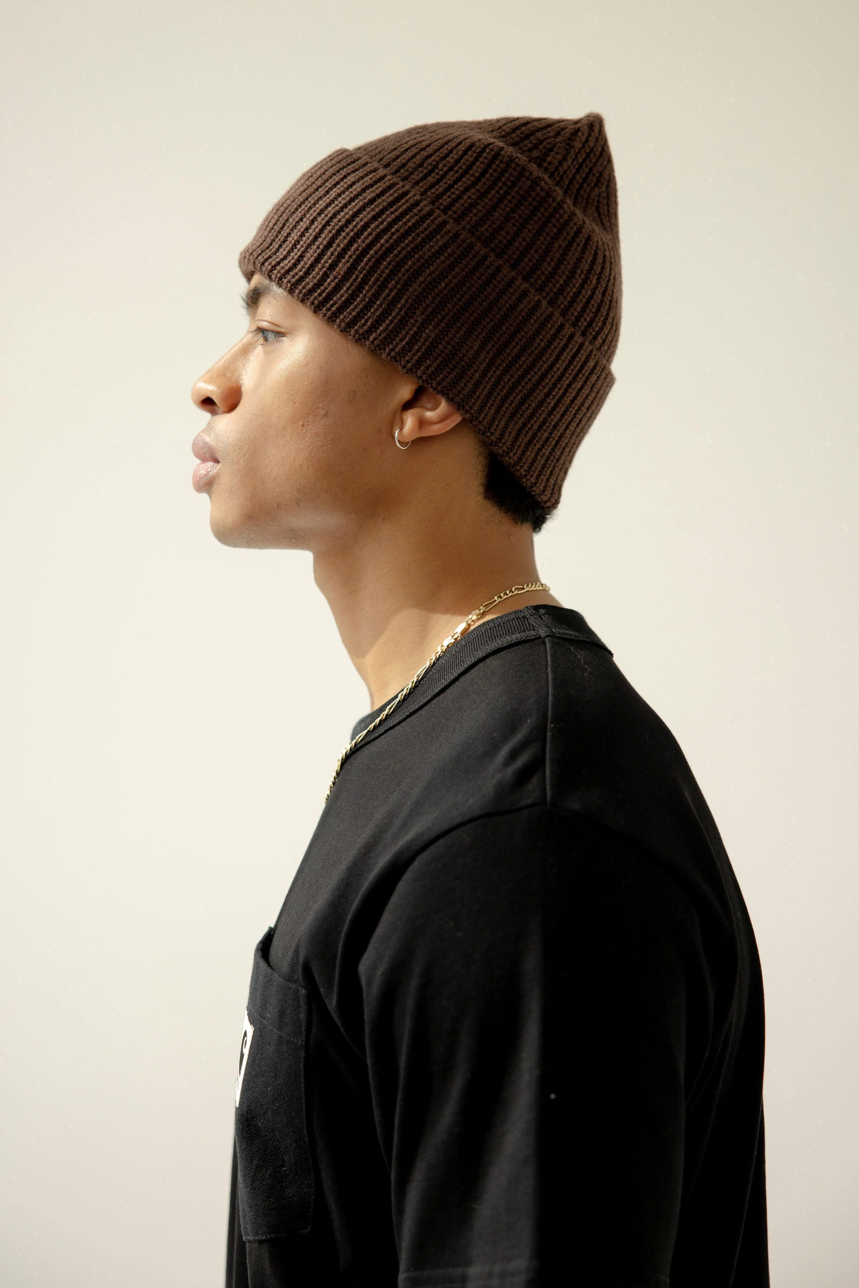 The Merino Wool Beanie - Earth Brown - Image 6