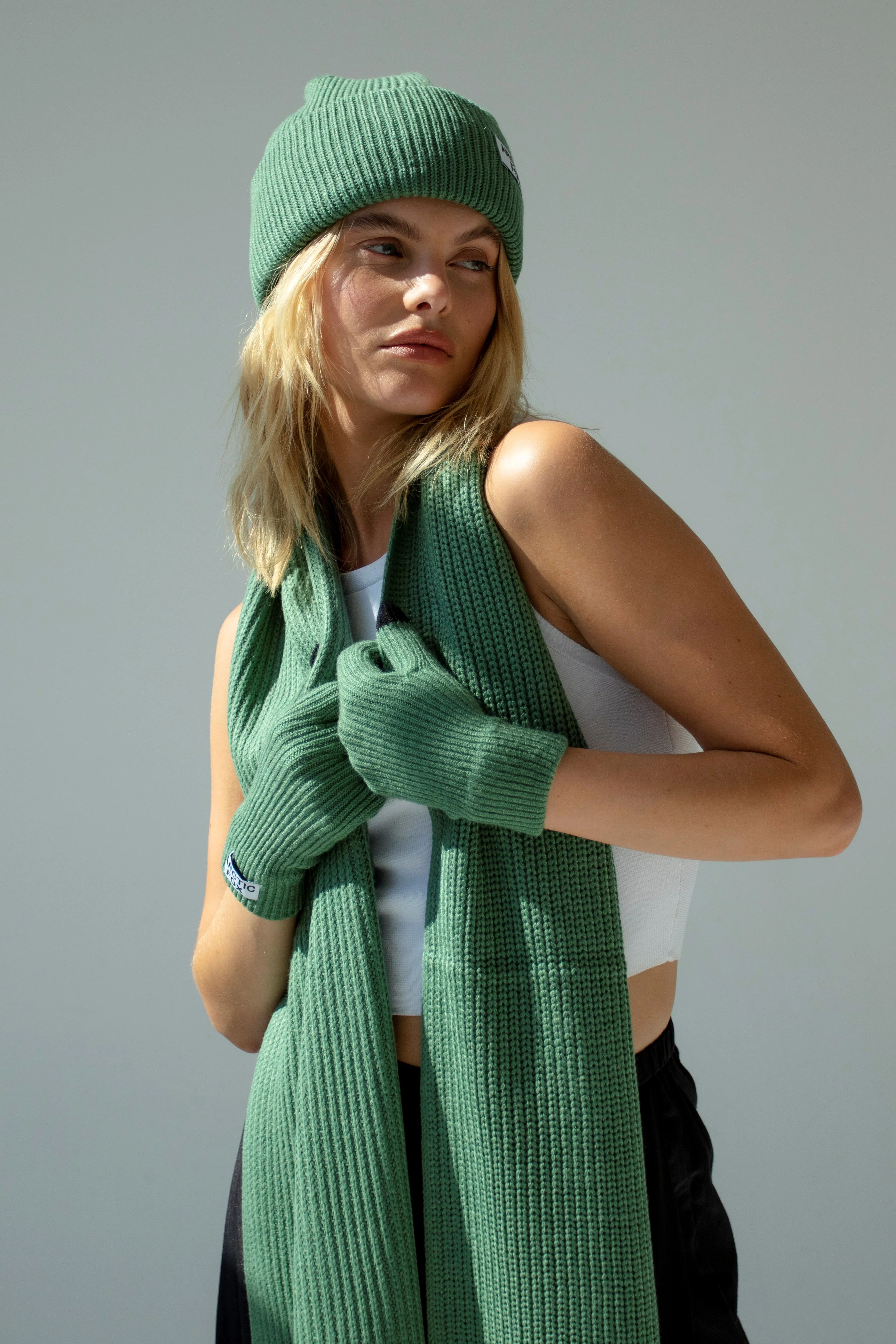 The Recycled Bottle Beanie - Forest Fern - Image 7