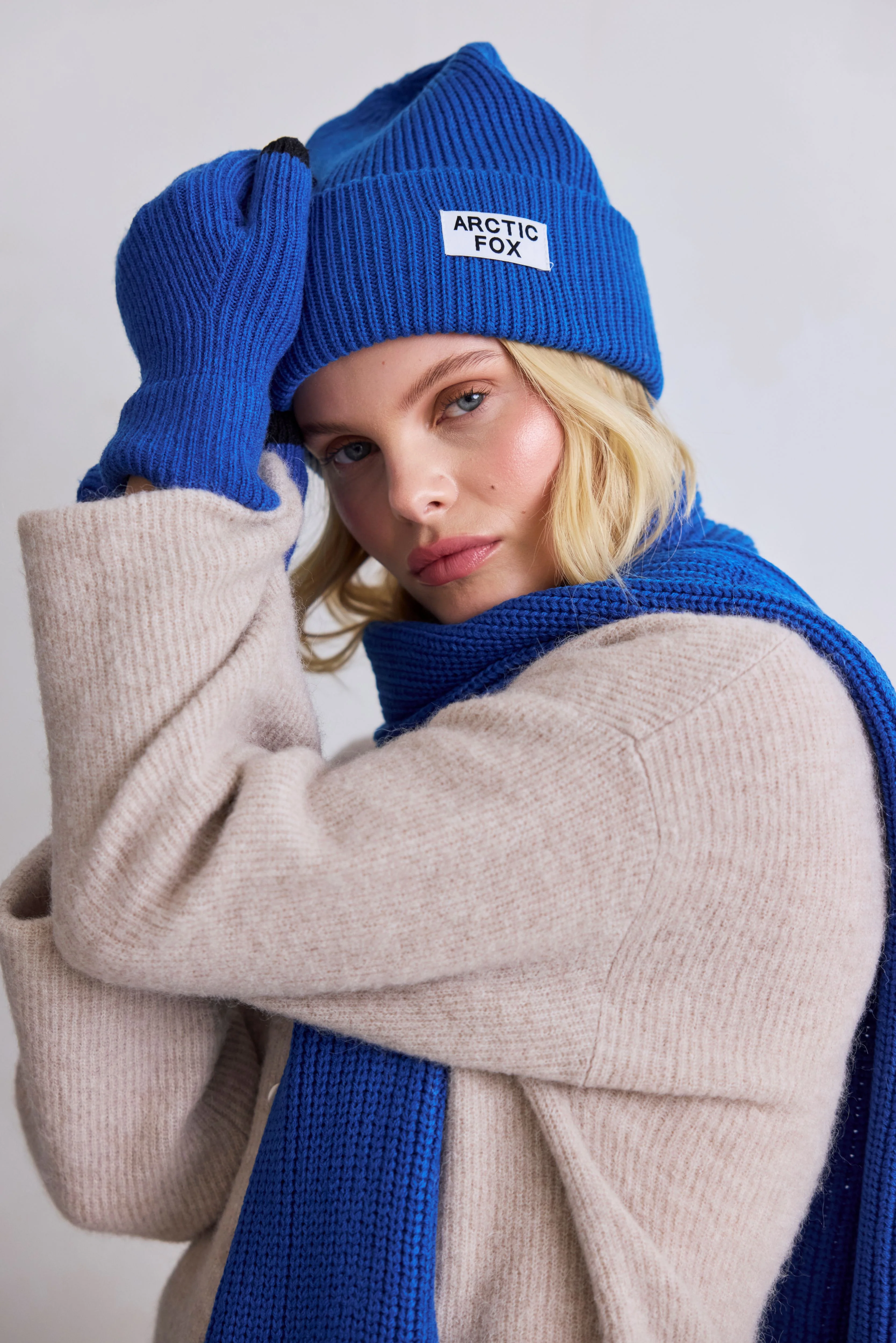 The Recycled Bottle Beanie - Ocean Blue - Image 3