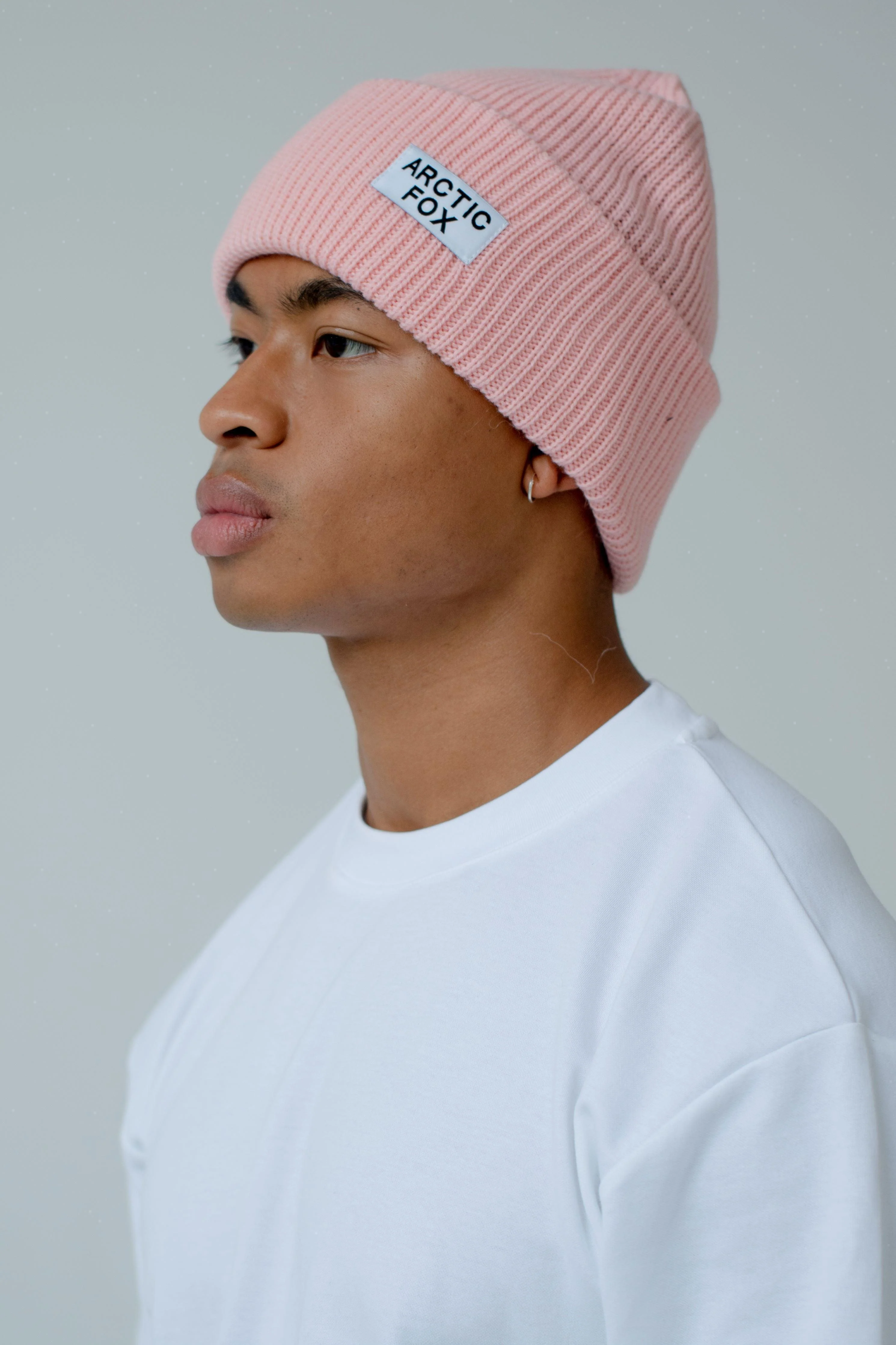 The Recycled Bottle Beanie - Pastel Pink - Image 7