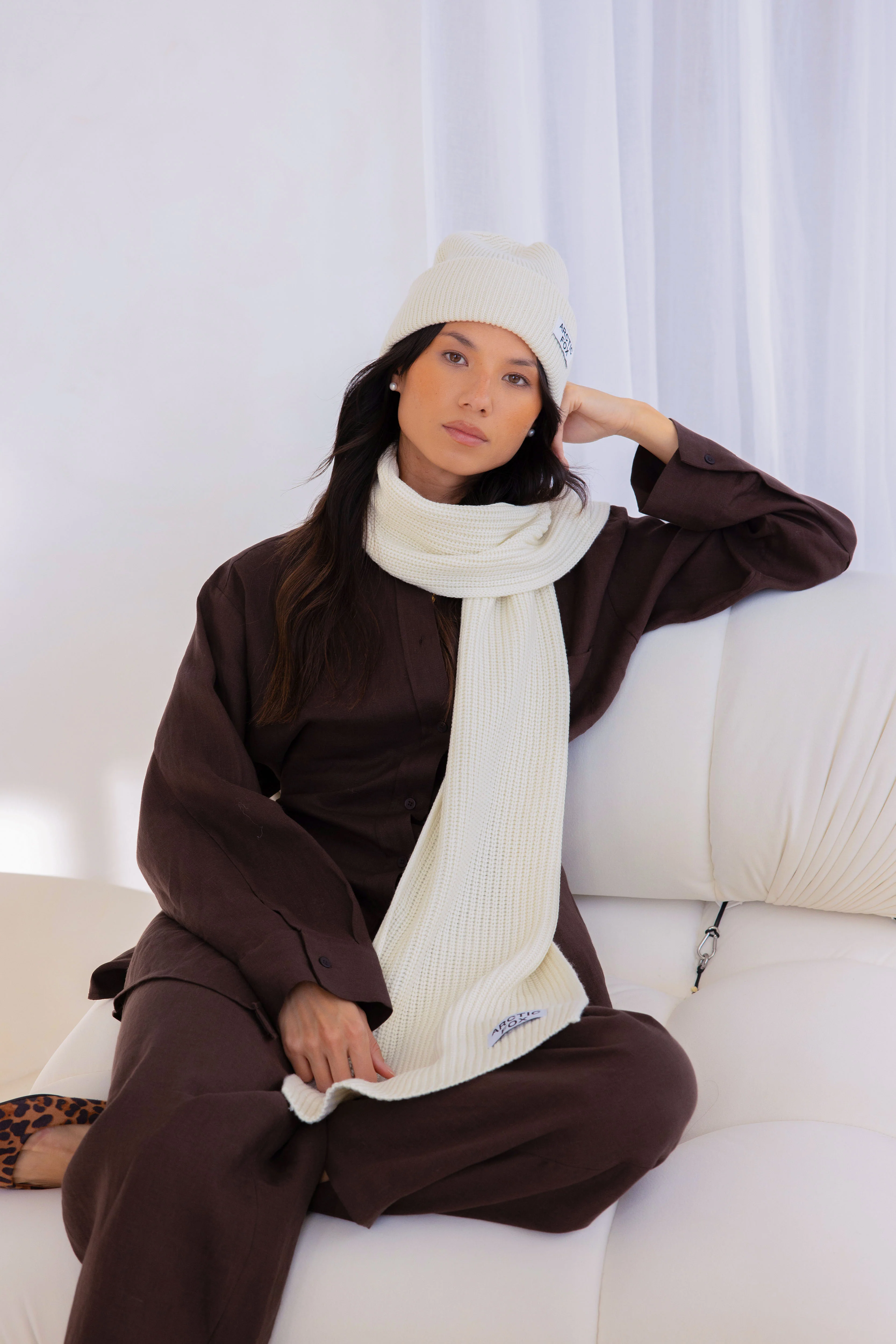 The Recycled Bottle Beanie - Winter White - Image 5