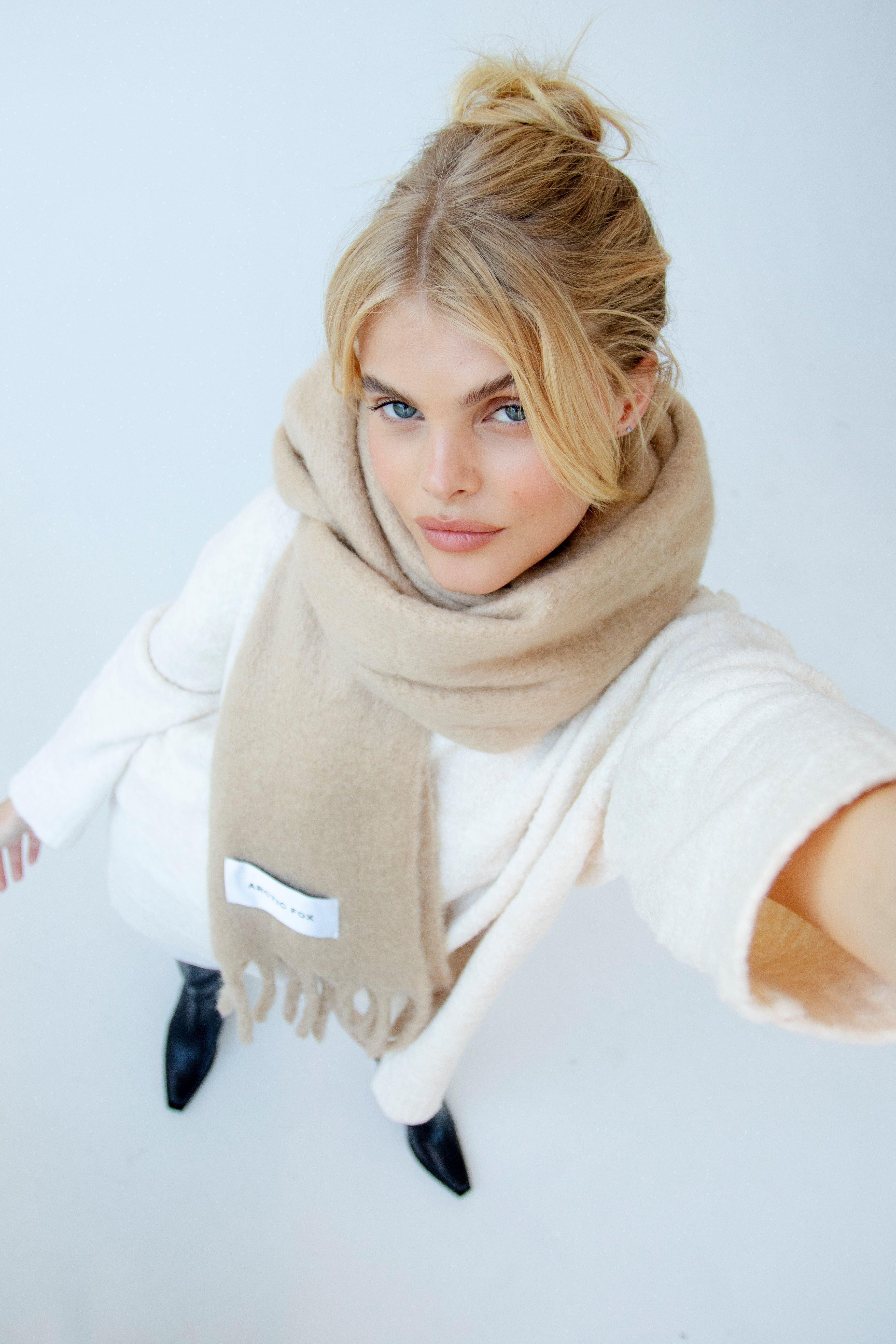 The Reykjavik Scarf - Beige - Image 5