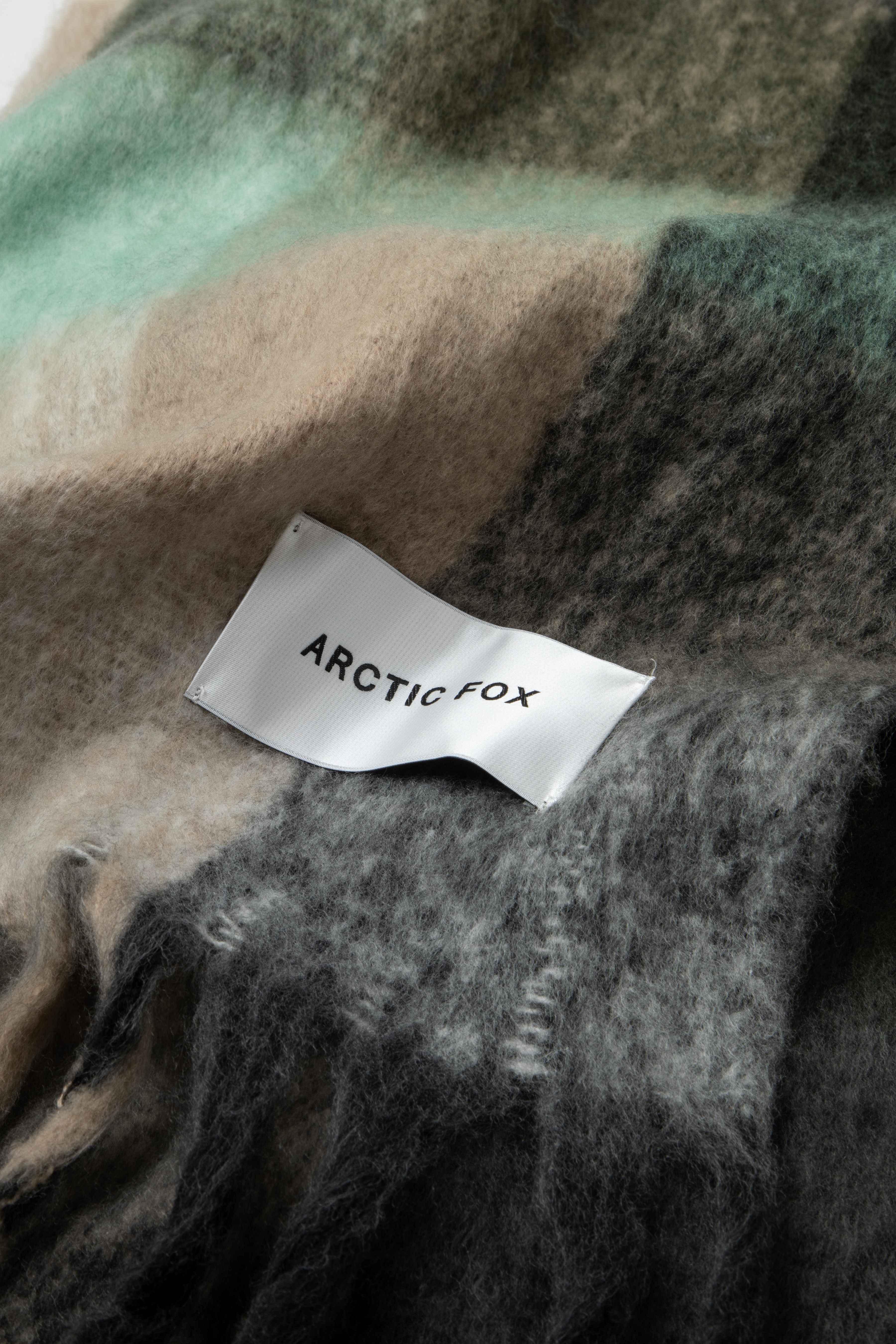 The Reykjavik Check Scarf - Arctic Drift - Image 6