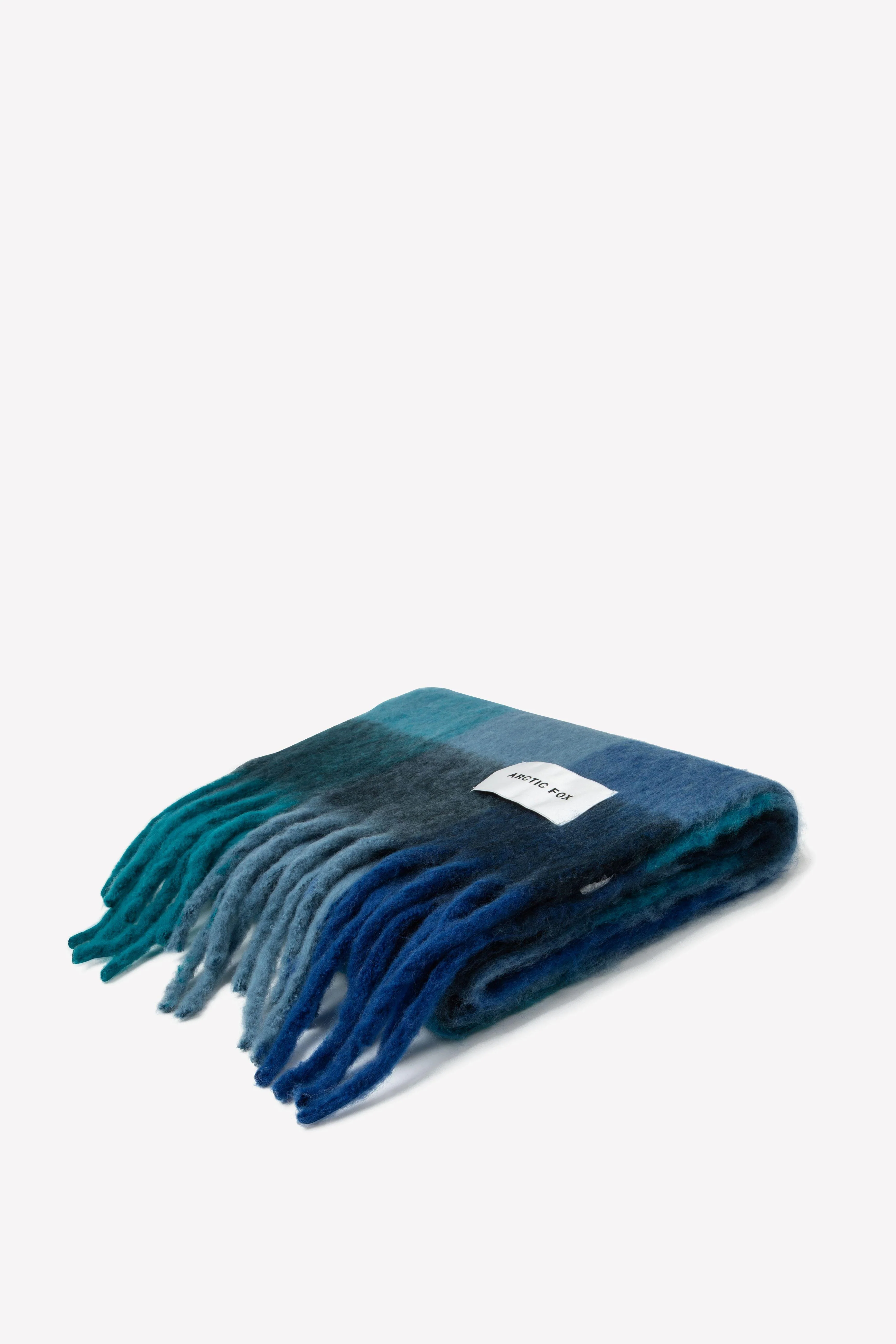 The Reykjavik Check Scarf - Frozen Tides - Image 10