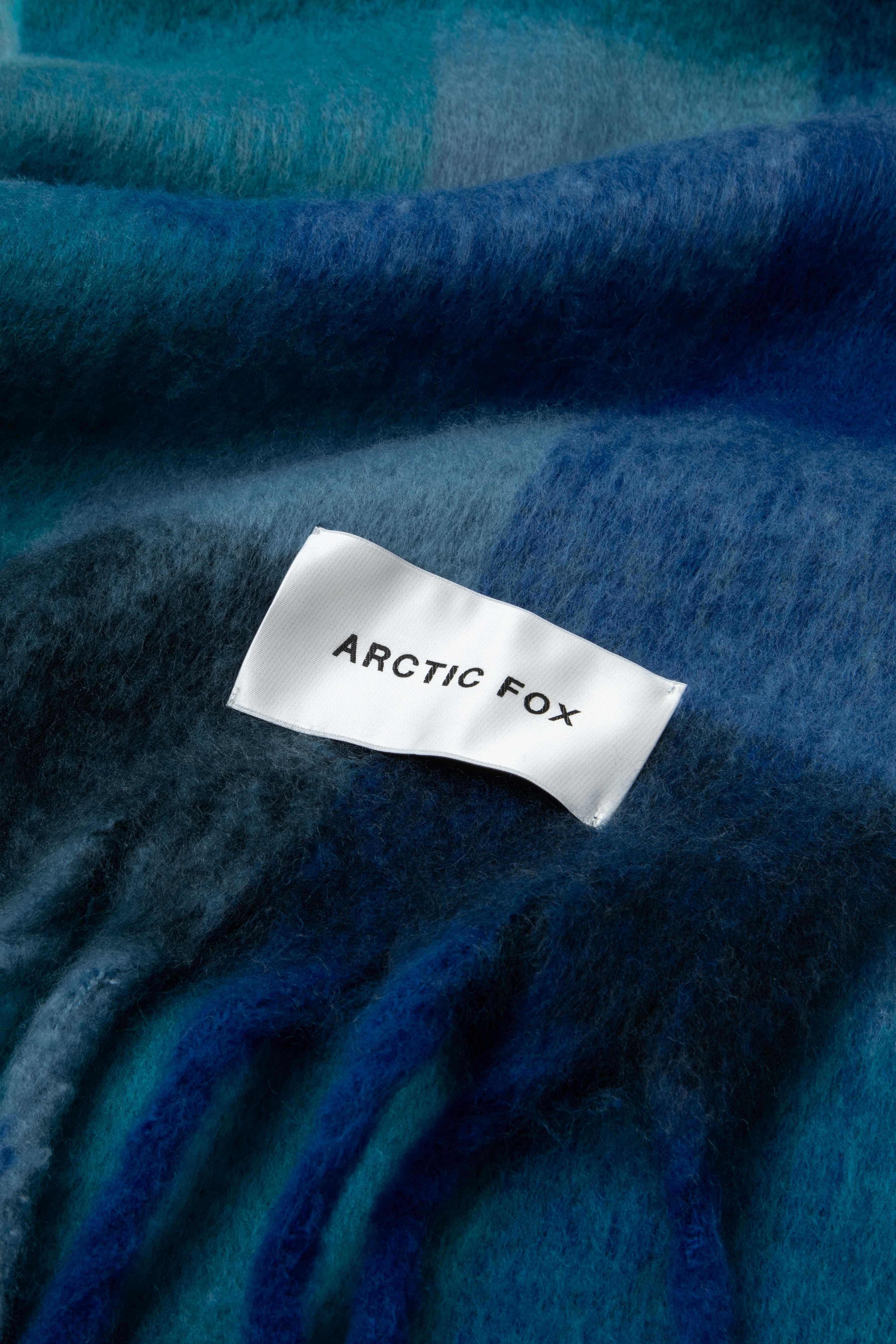The Reykjavik Check Scarf - Frozen Tides - Image 11