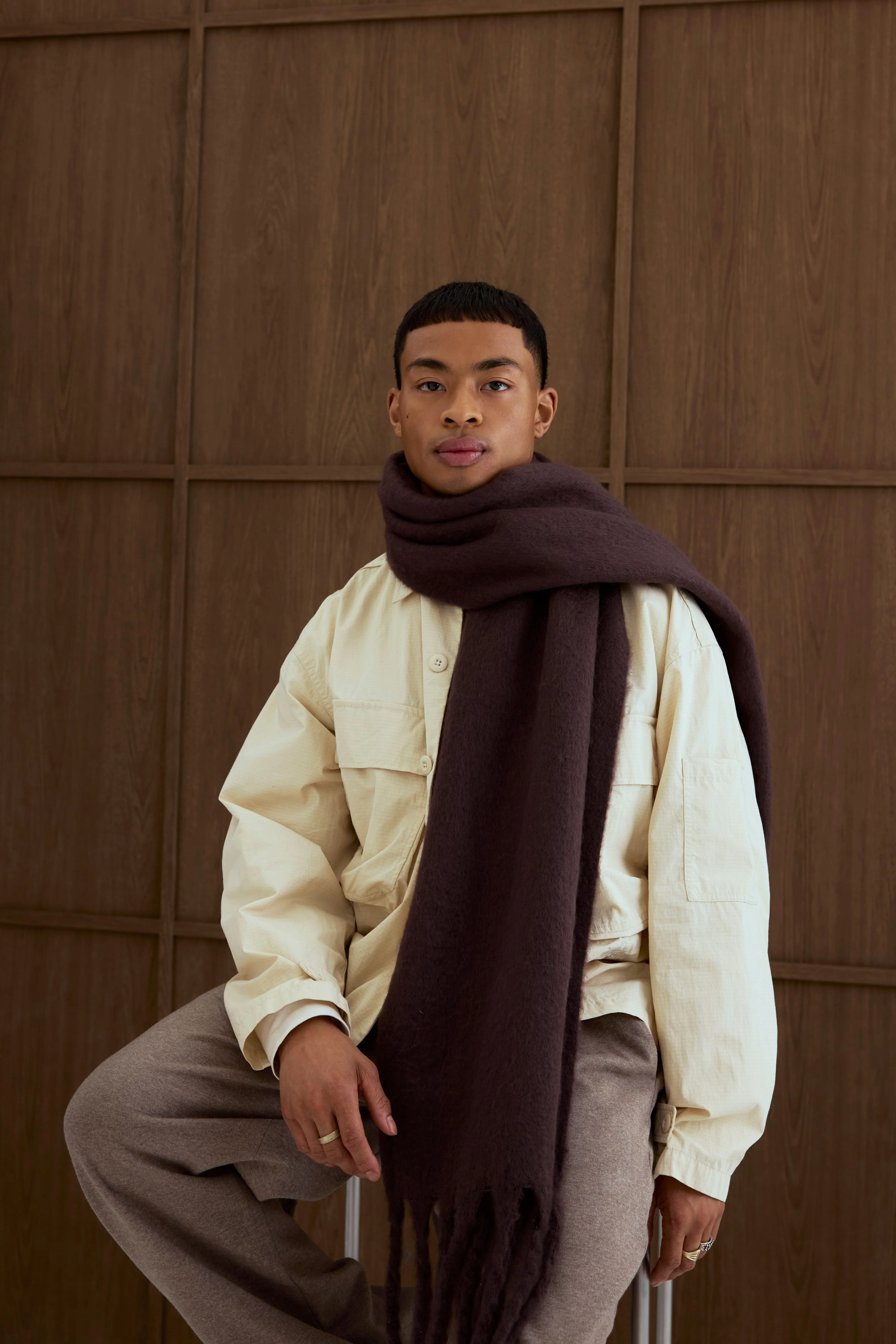 The Reykjavik Scarf - Ground Coffee - Image 11