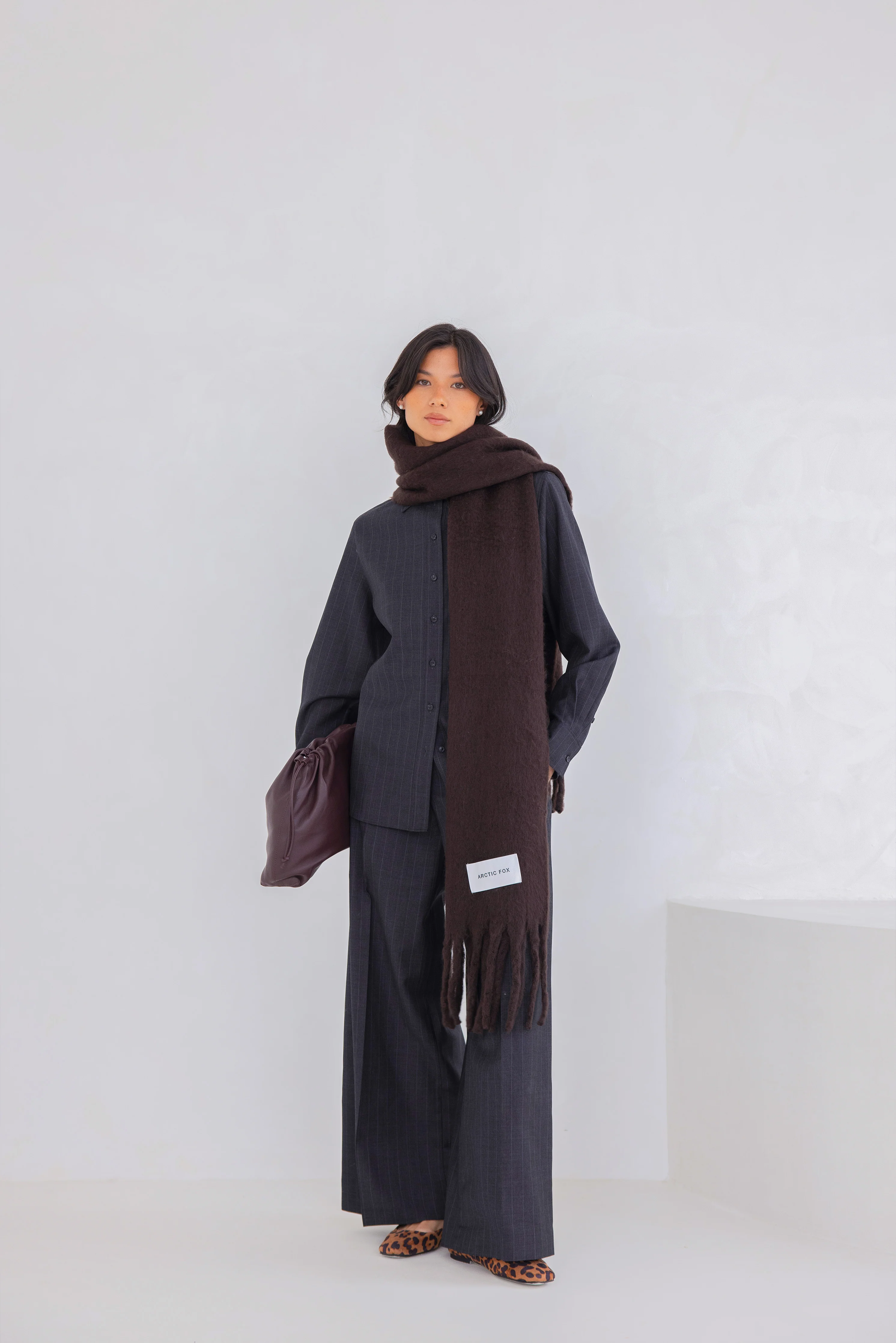 The Reykjavik Scarf - Ground Coffee - Image 4