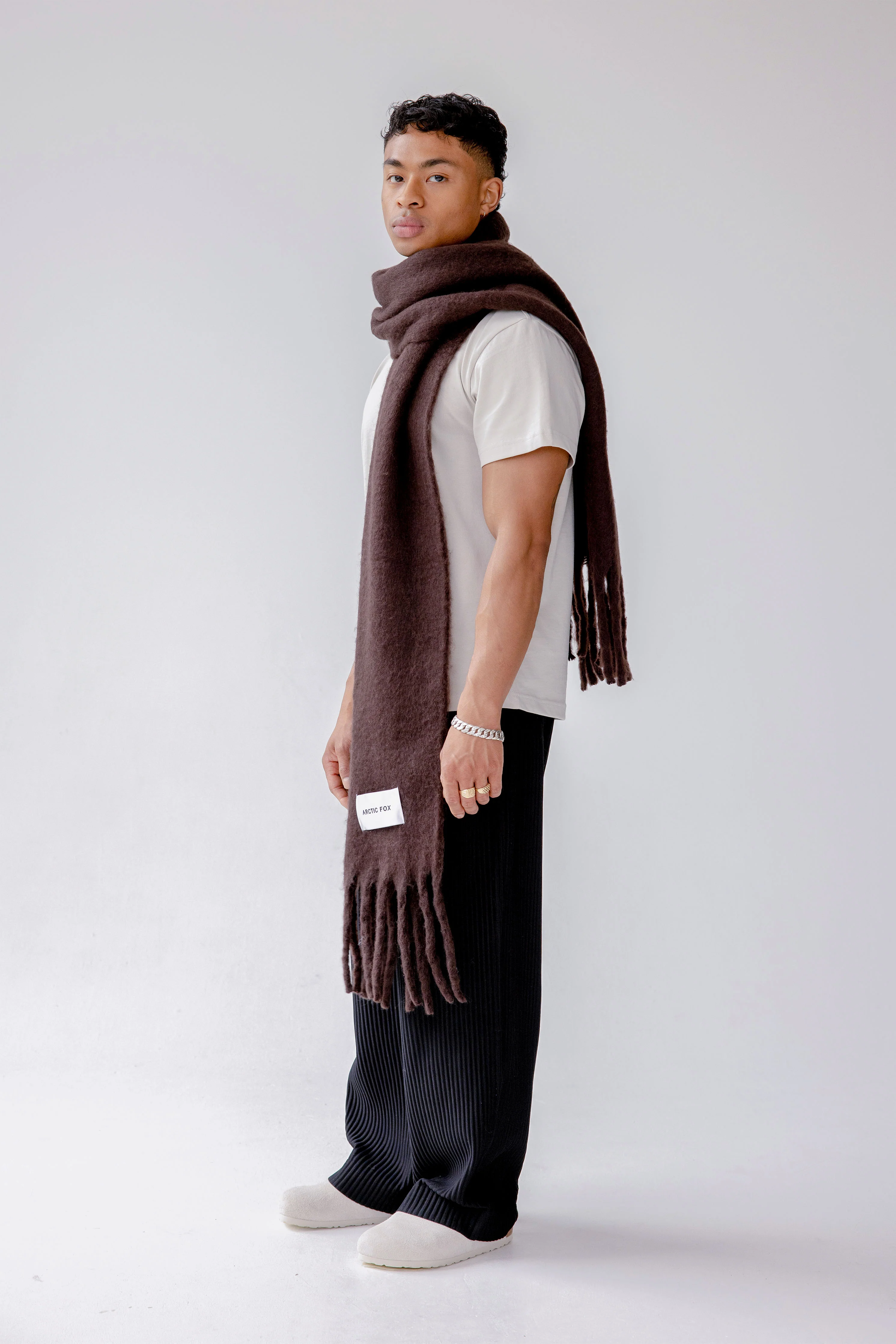 The Reykjavik Scarf - Ground Coffee - Image 8