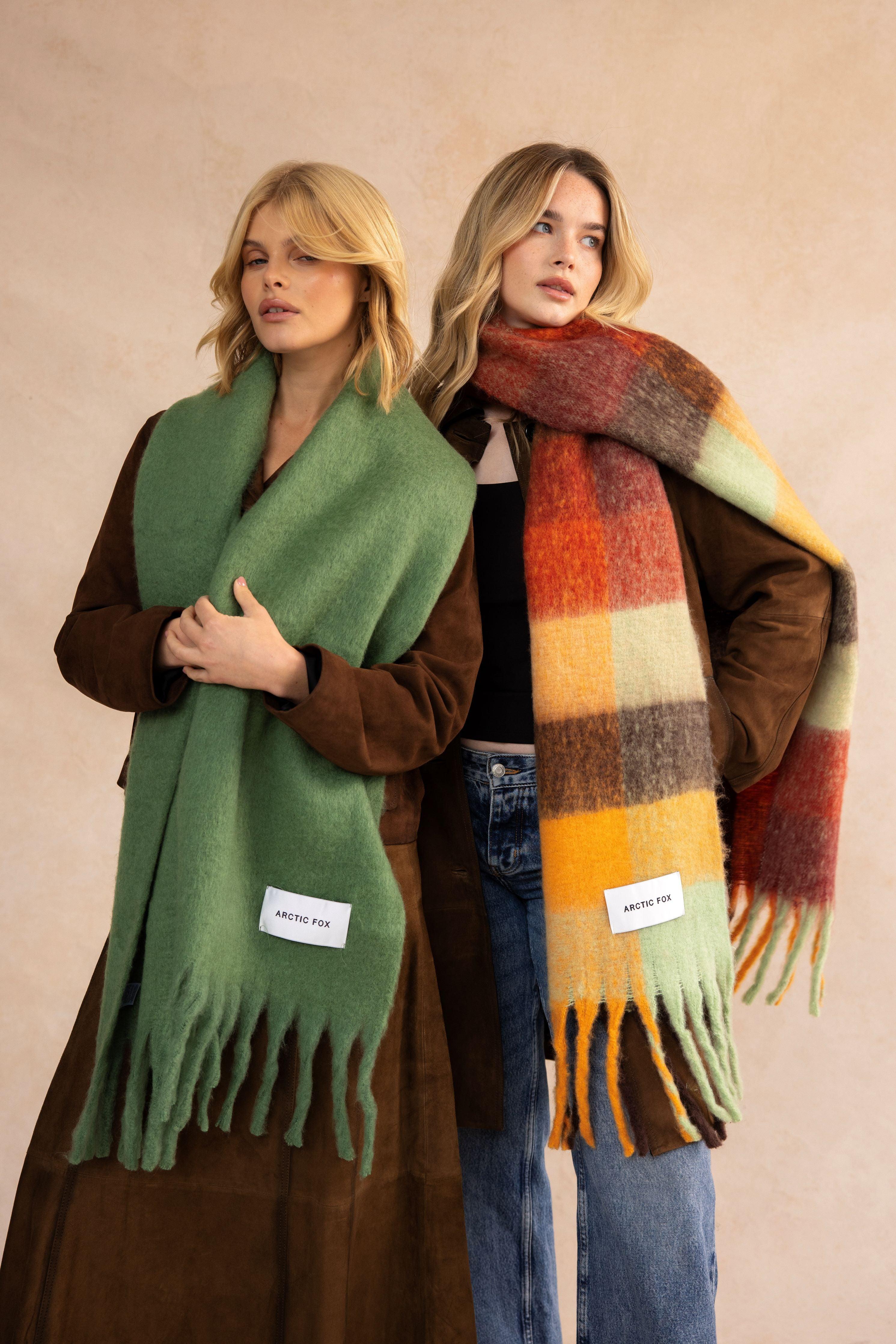 The Reykjavik Check Scarf - Kyoto Gardens - Image 7