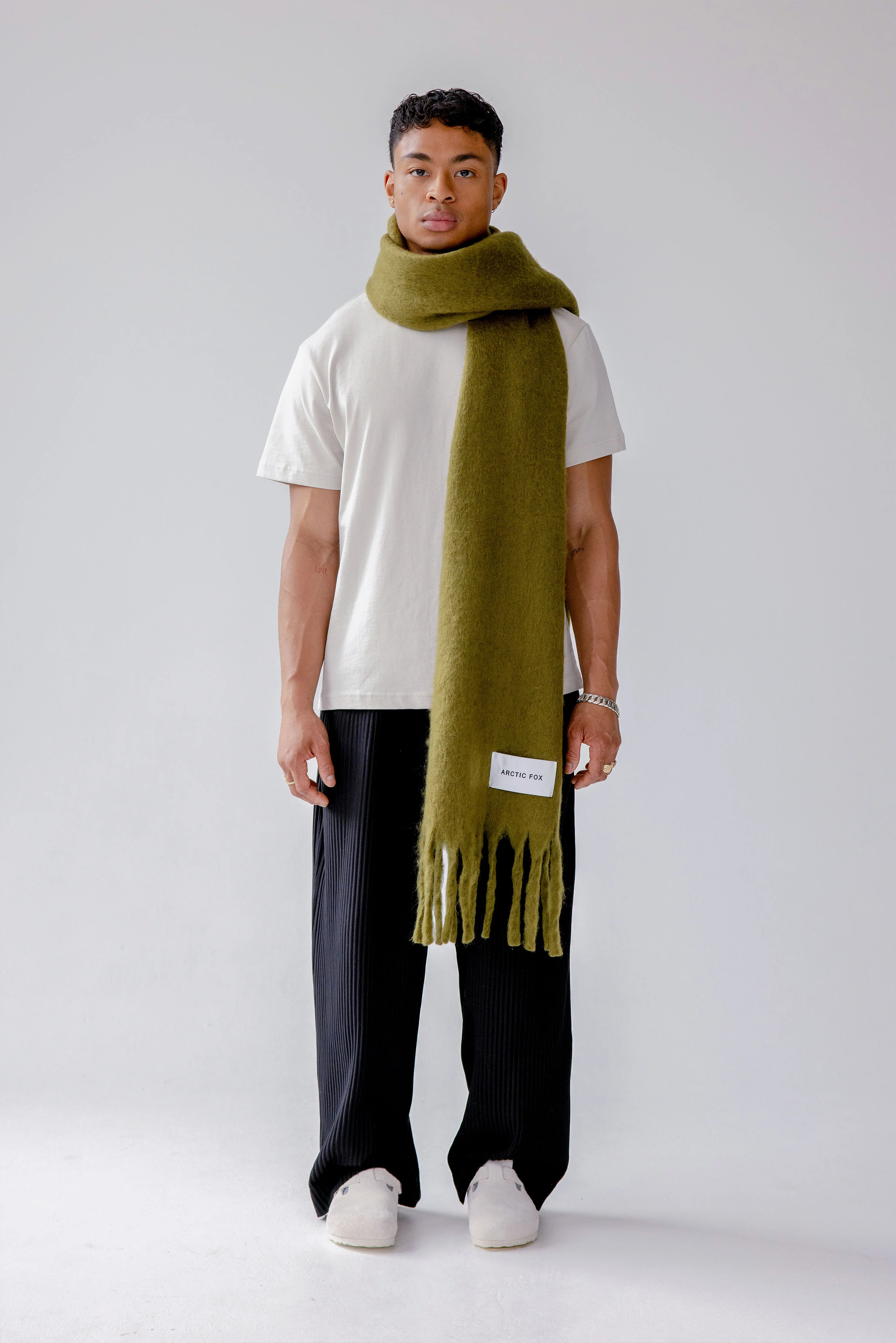 The Reykjavik Scarf - Sea Kelp Green - Image 11