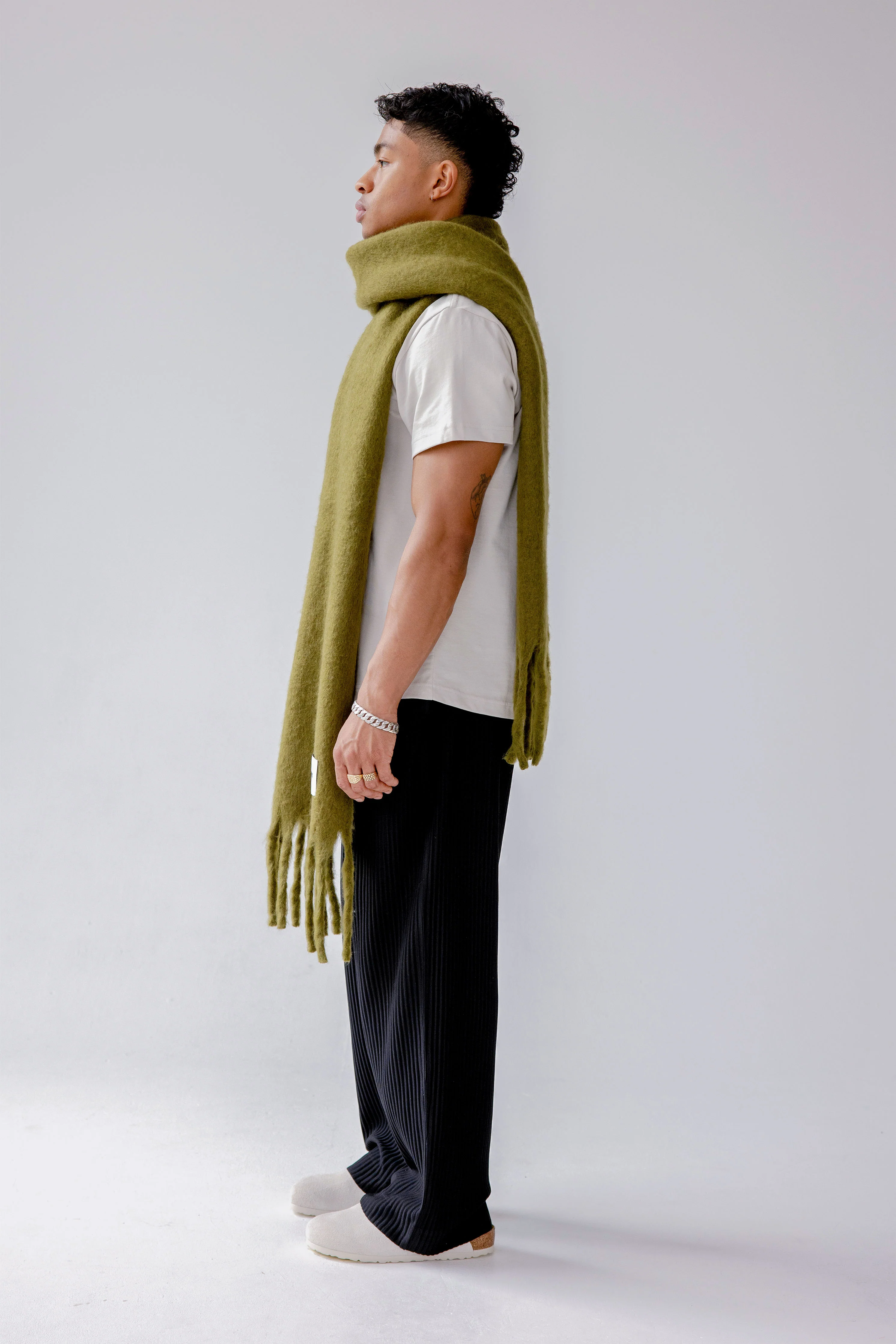 The Reykjavik Scarf - Sea Kelp Green - Image 12