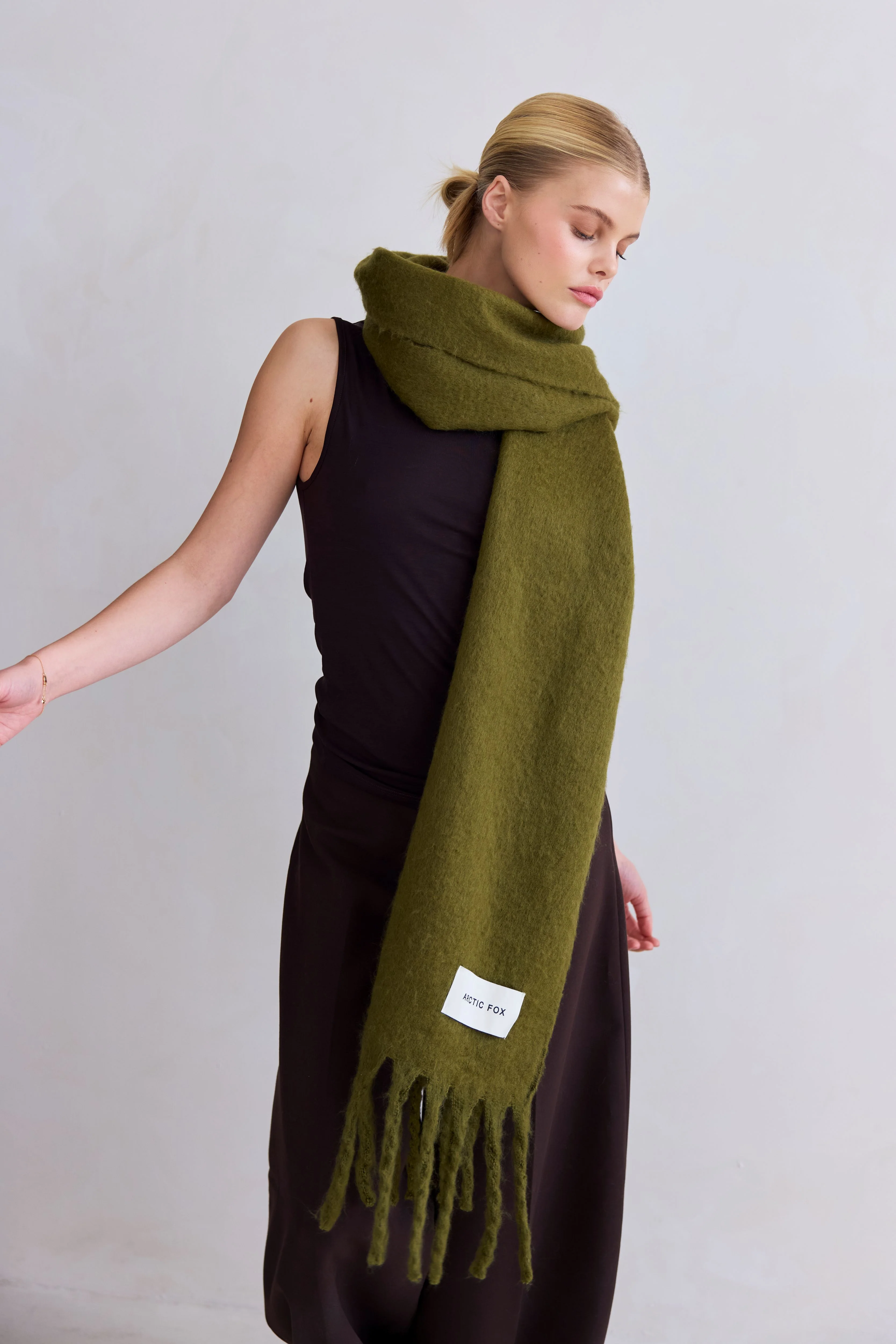 The Reykjavik Scarf - Sea Kelp Green - Image 3