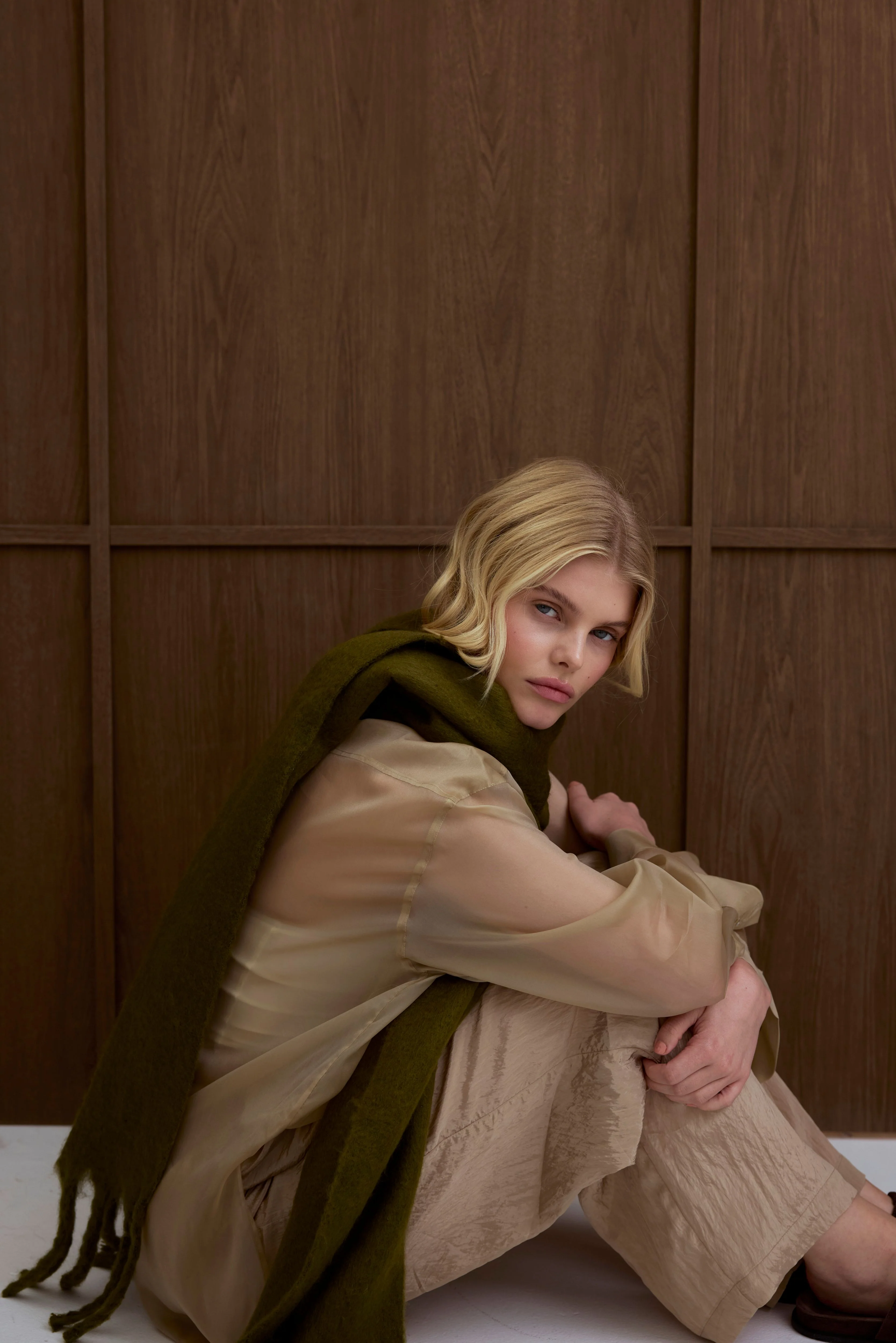 The Reykjavik Scarf - Sea Kelp Green - Image 8