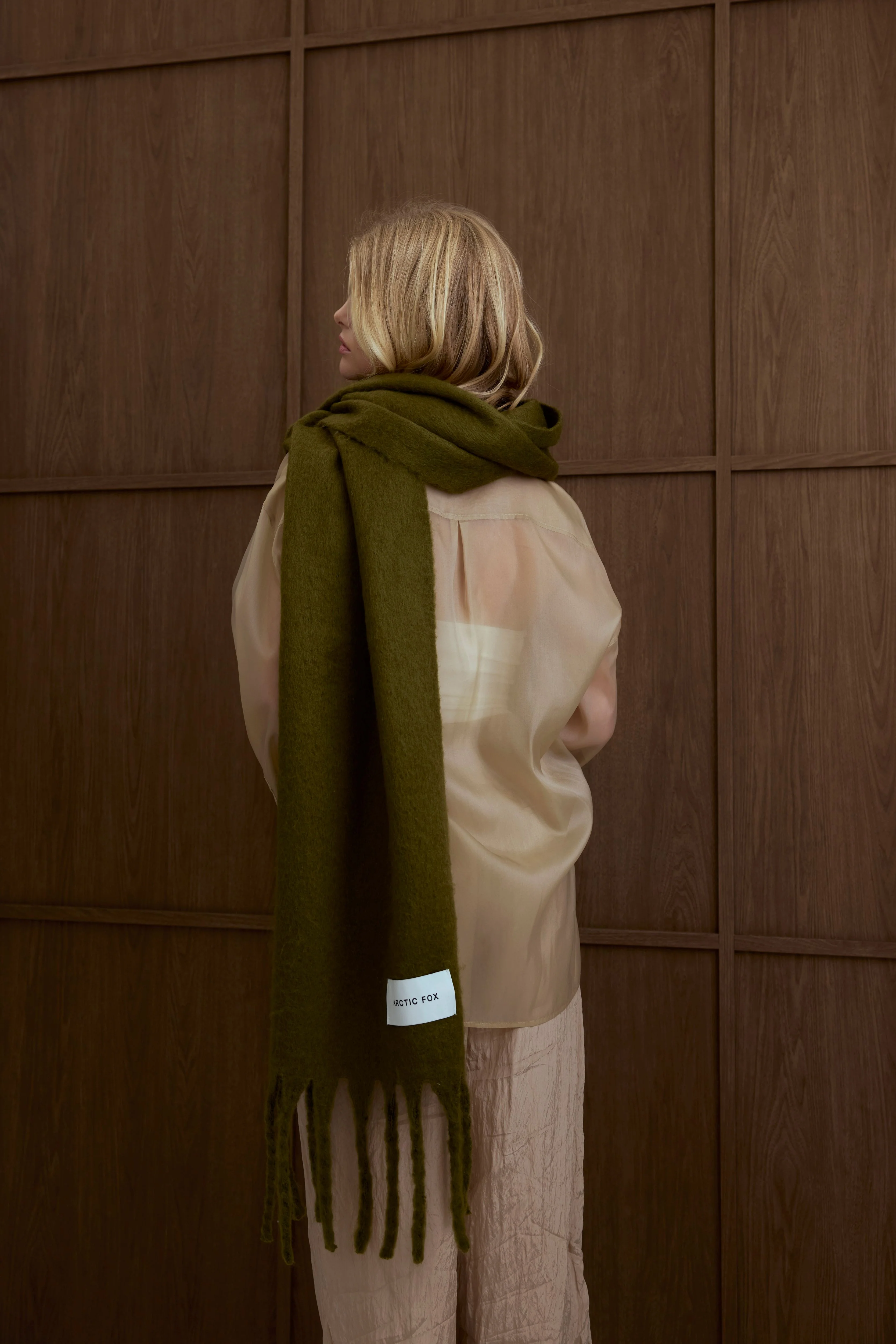 The Reykjavik Scarf - Sea Kelp Green - Image 9