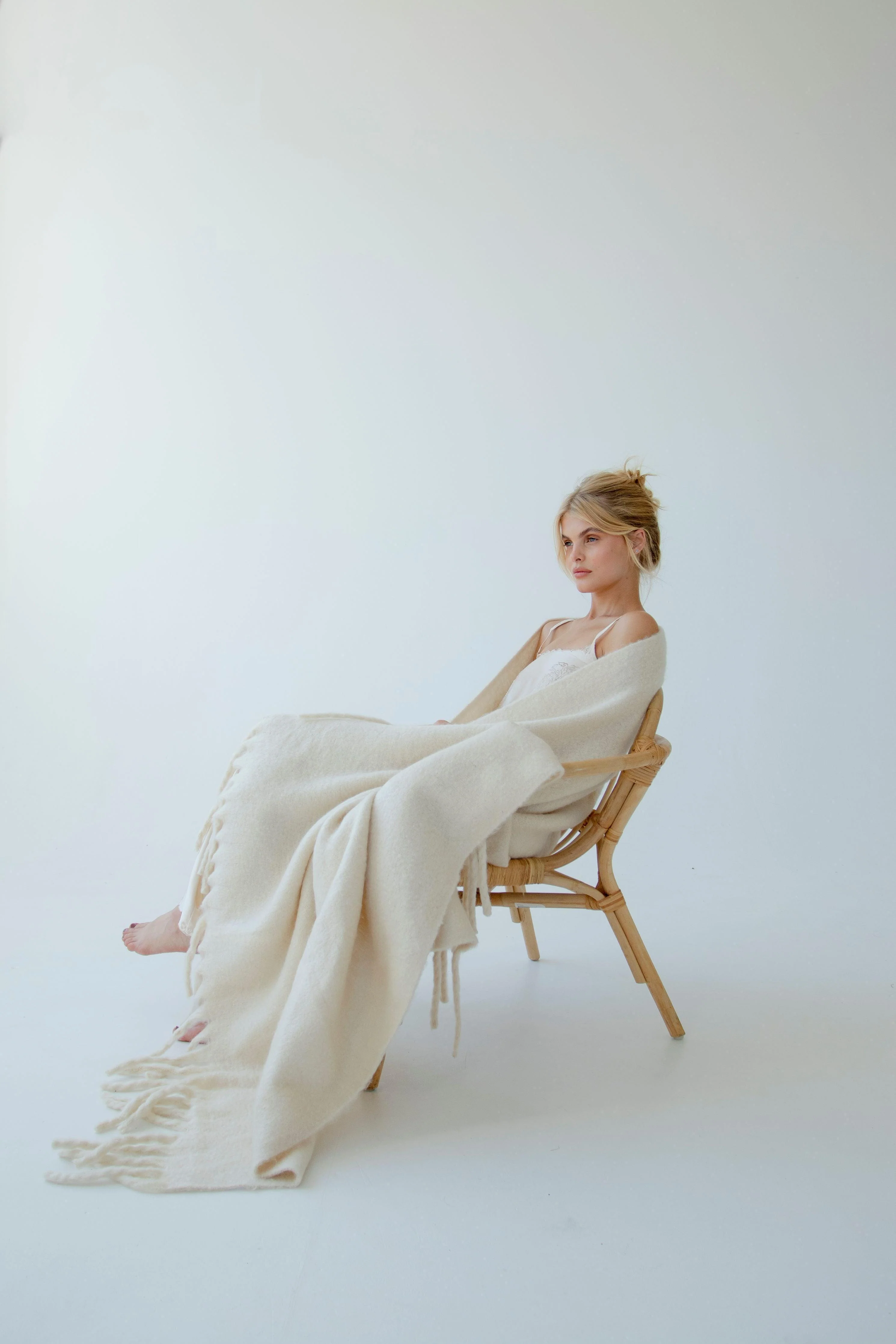 The Reykjavik Throw - Pebble Beige - Image 5