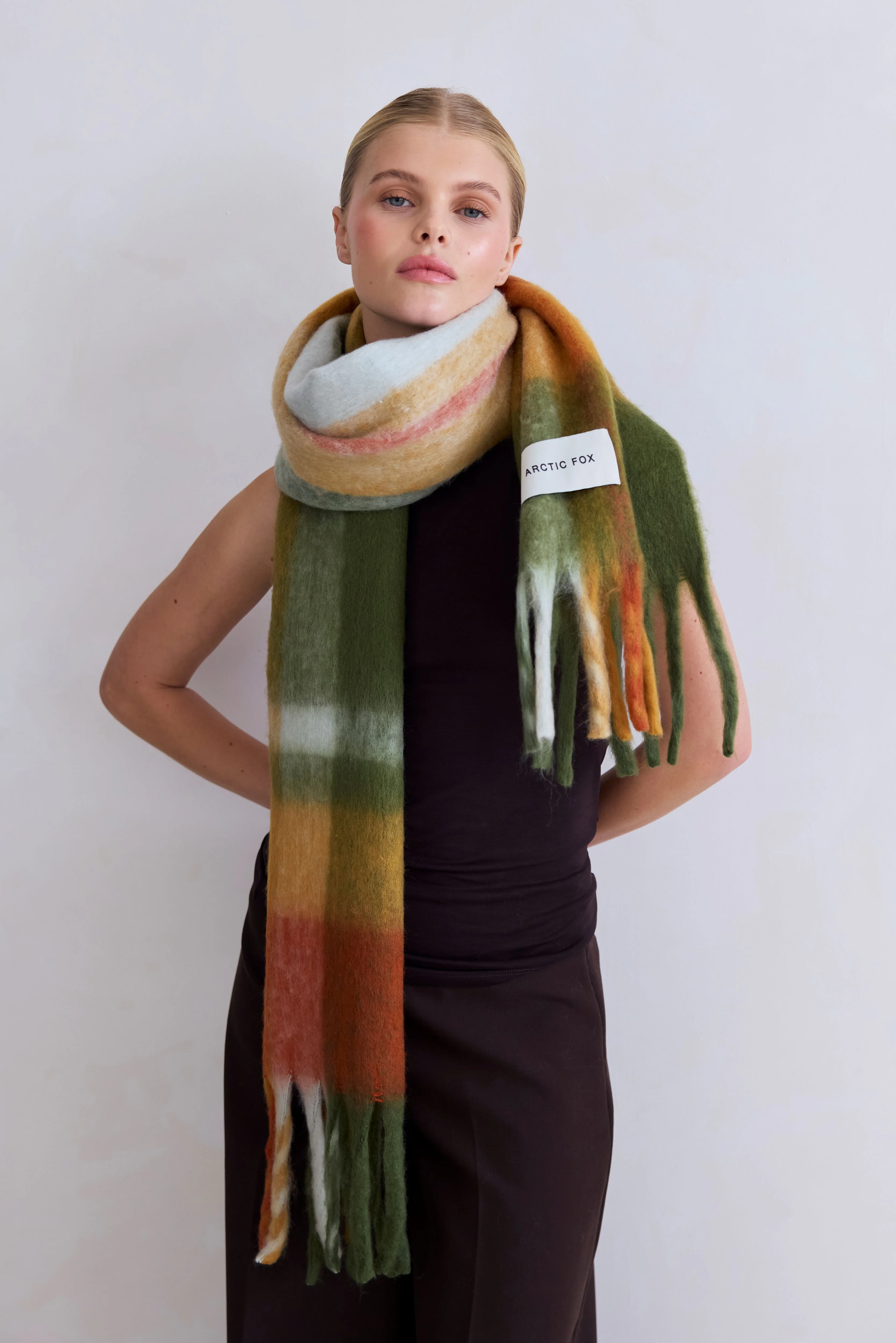 The Stockholm Scarf - Mossy Spring - Image 7
