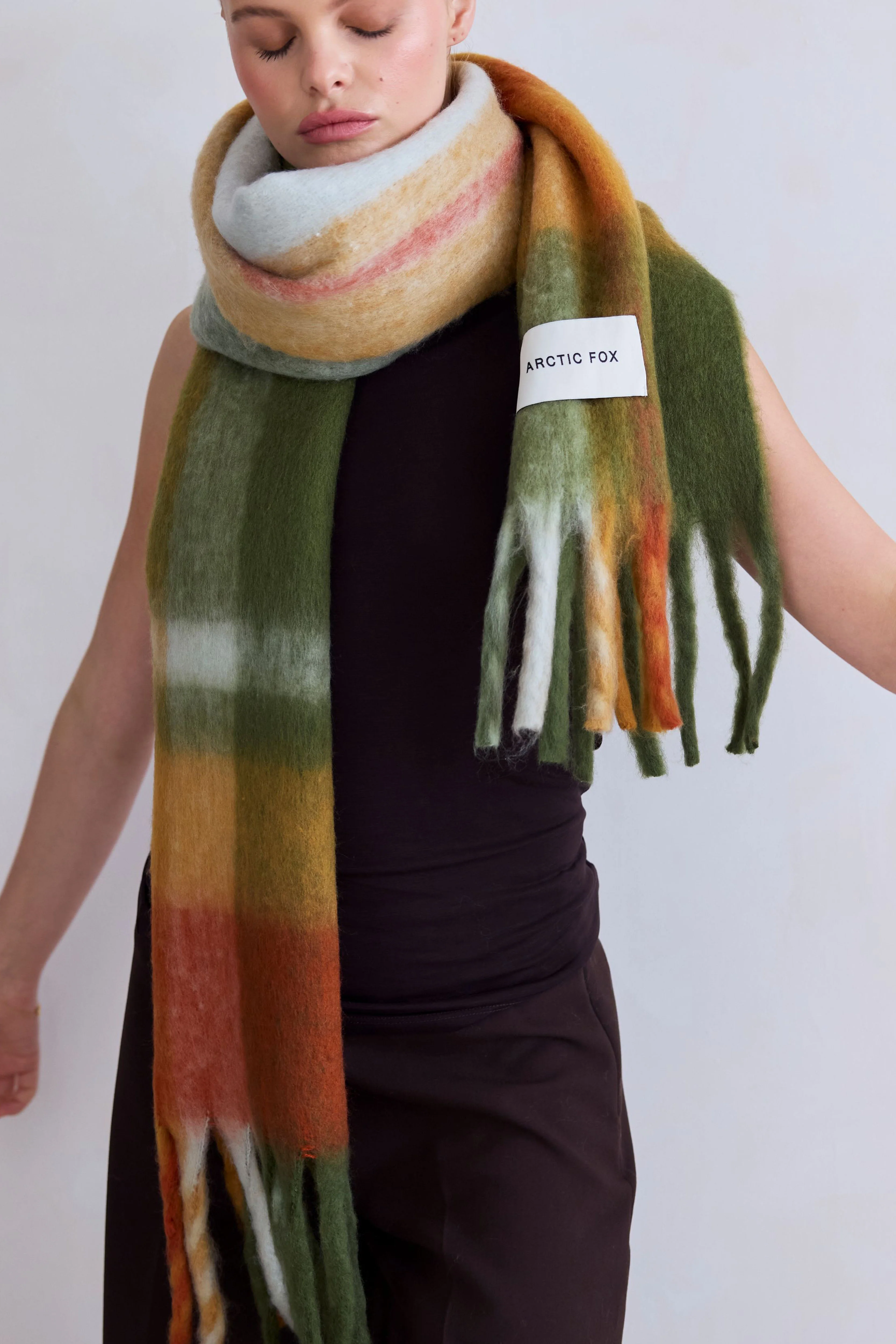 The Stockholm Scarf - Mossy Spring - Image 8