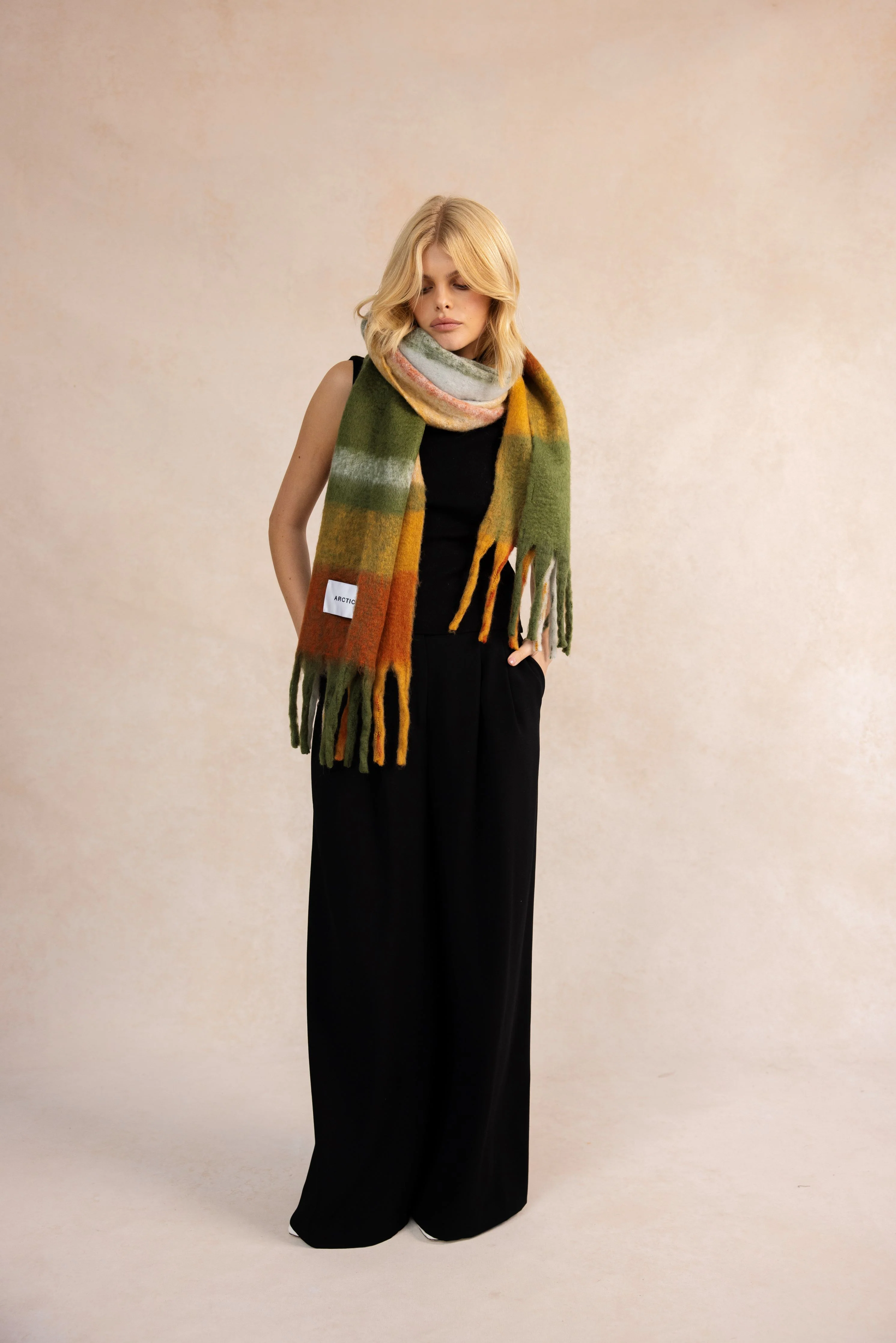 The Stockholm Scarf - Mossy Spring - Image 9