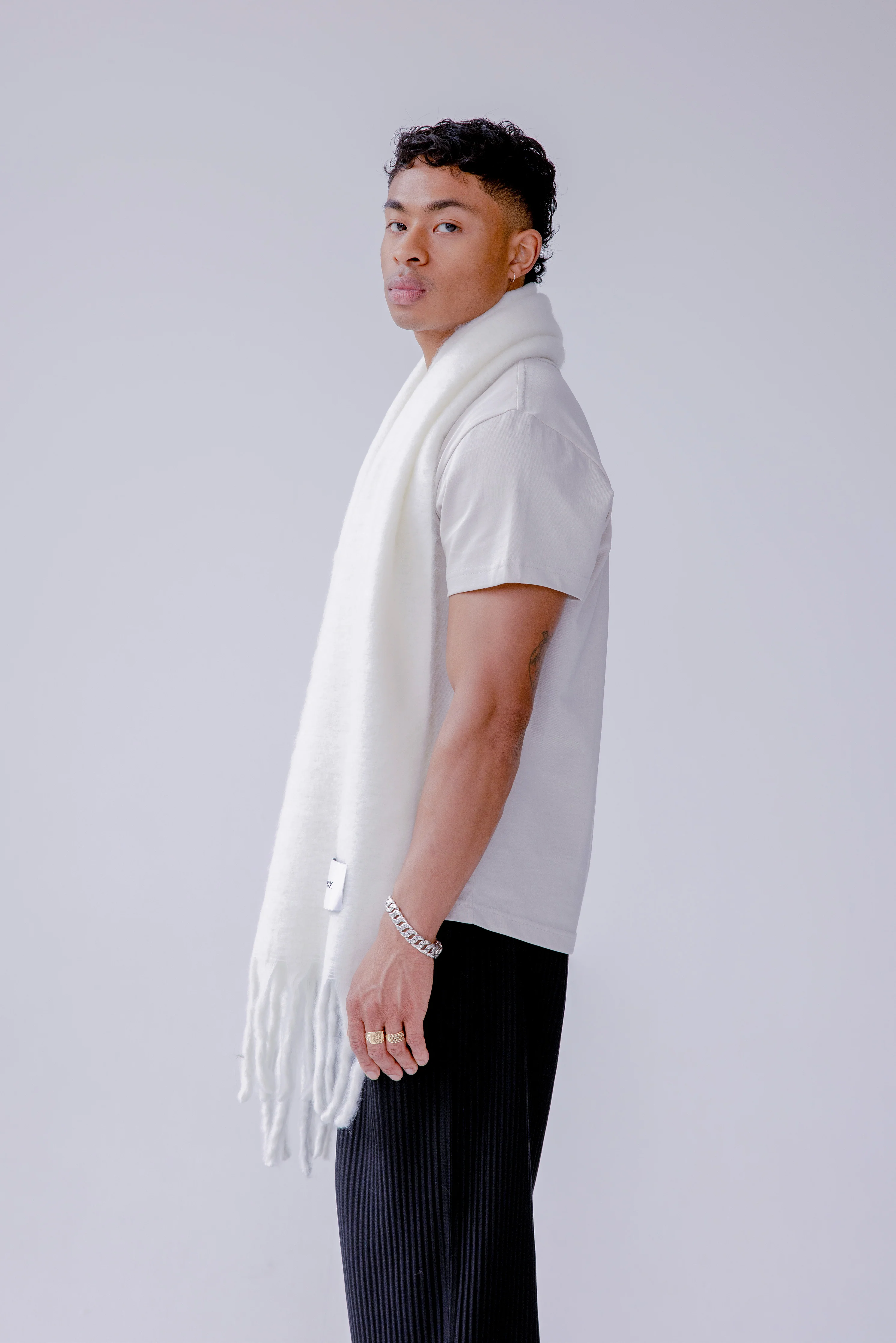 The Stockholm Scarf - Polar White - Image 6